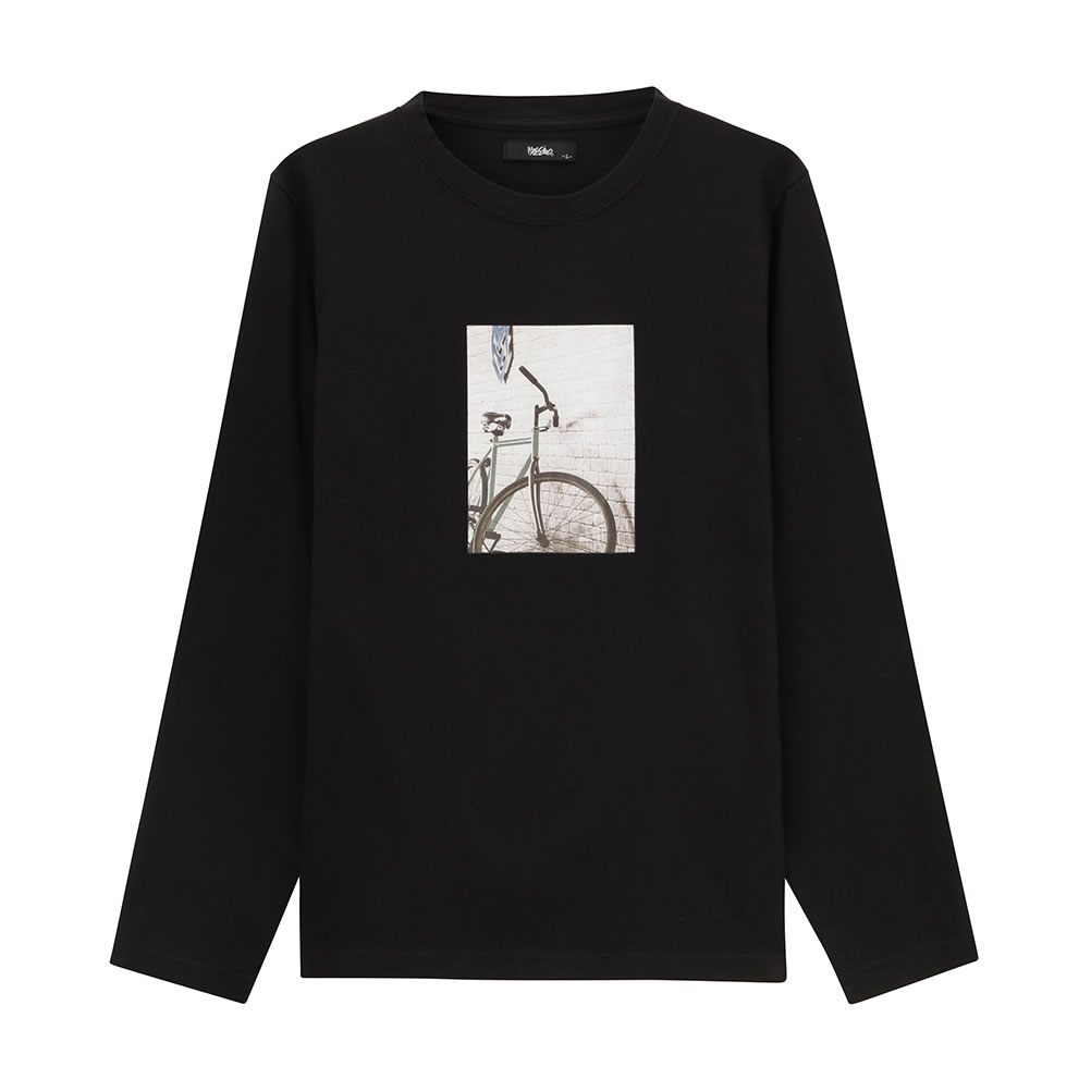❤*ド様 gommeモーツァルト ♫ グラフィック 長袖Tシャツ M 定価17, mossimo（モッシモ） 長袖Tシャツ ロンT 長袖 クルーネック メンズ T