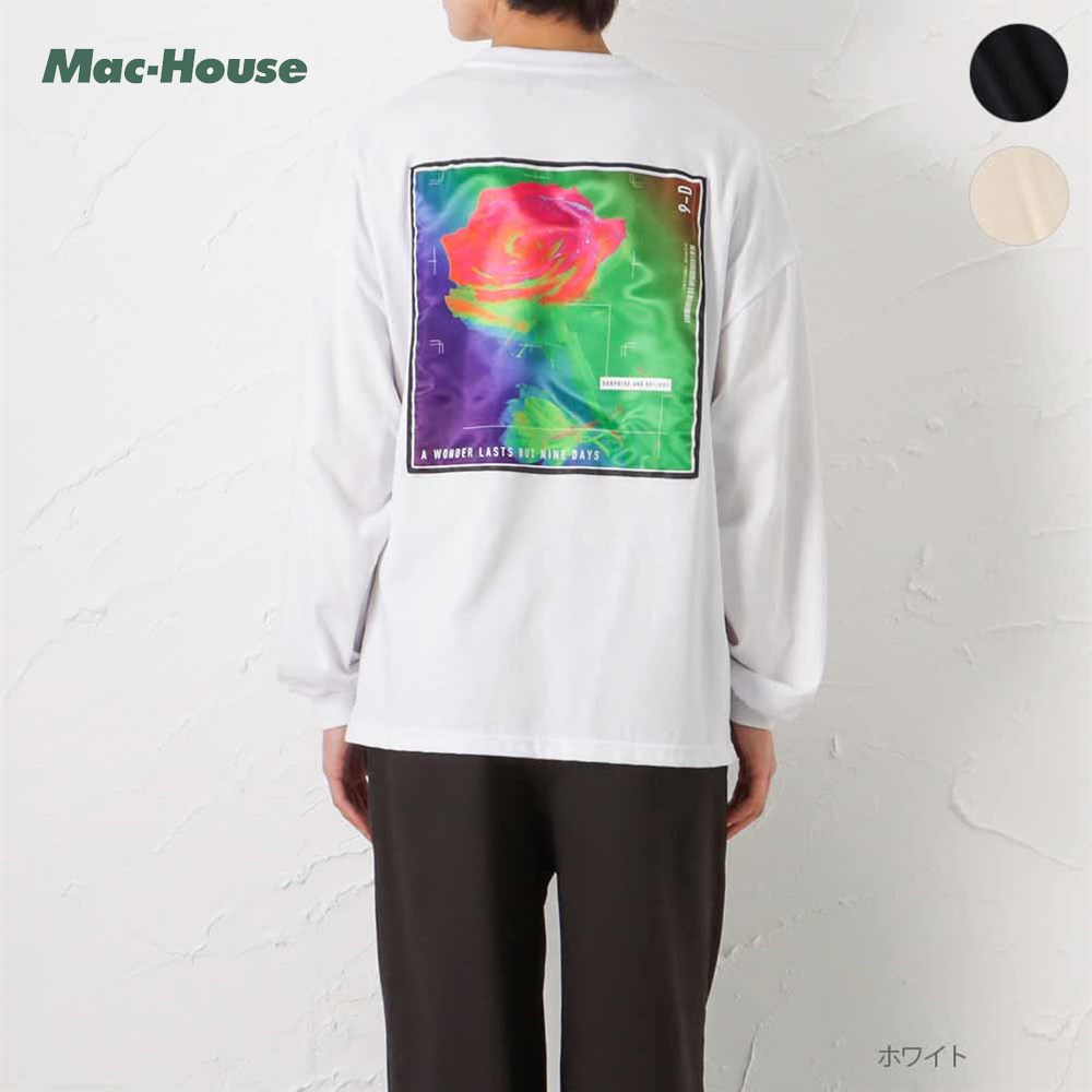 VISION STREET WEAR 長袖Tシャツ メンズ バックプリント バック