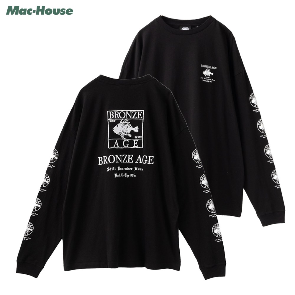 BRONZE AGE（ブロンズエイジ） 長袖Tシャツ 綿100% メンズ コットン