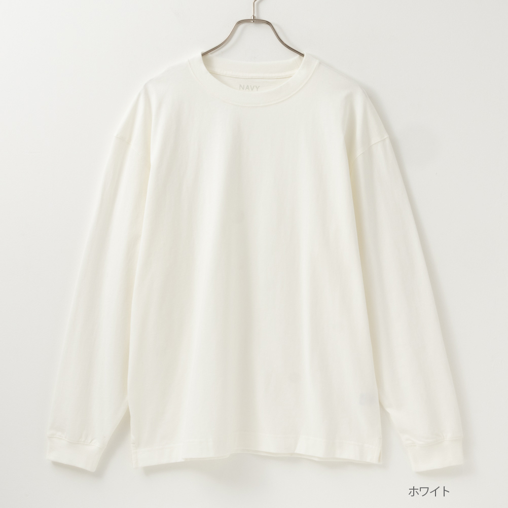 USコットン ベーシックロングスリーブTシャツ Tシャツ 長袖 綿100% メンズ 無地 ロンT ト...