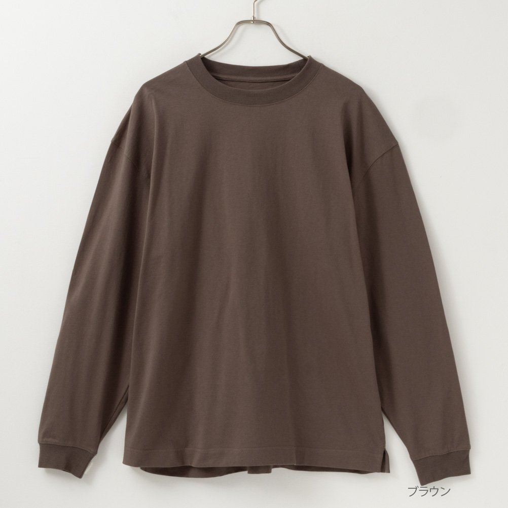USコットン ベーシックロングスリーブTシャツ Tシャツ 長袖 綿100% メンズ 無地 ロンT トップス | NAVY（ファッション） | 08
