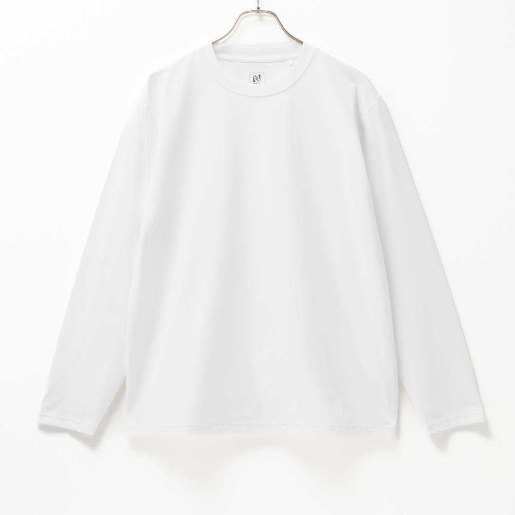 NAVY Tシャツ メンズ 長袖 抗菌 ストレッチ性 ドライ UVカット 軽量