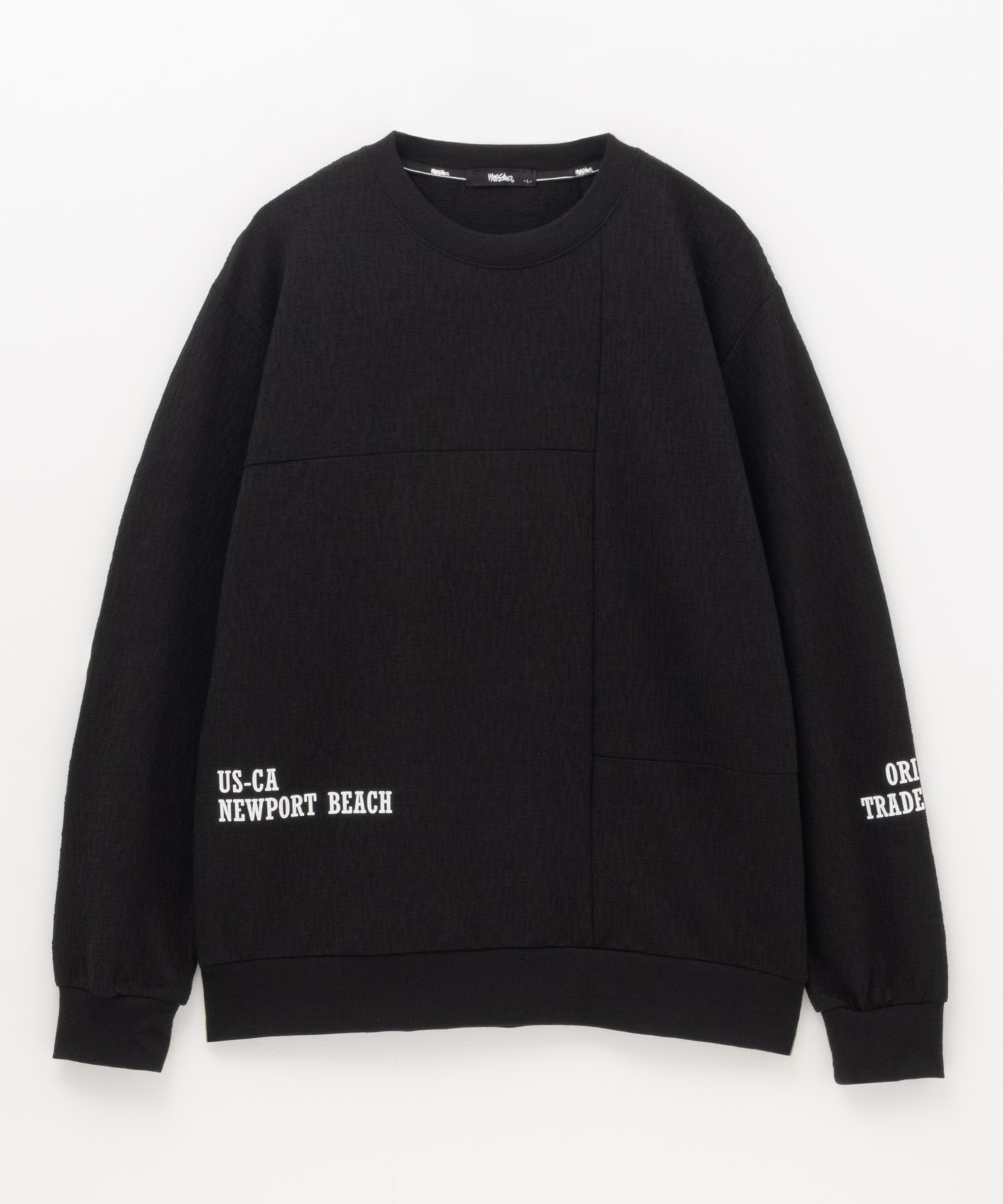 mossimo（モッシモ） トレーナー メンズ ジャガード素材 ドライ