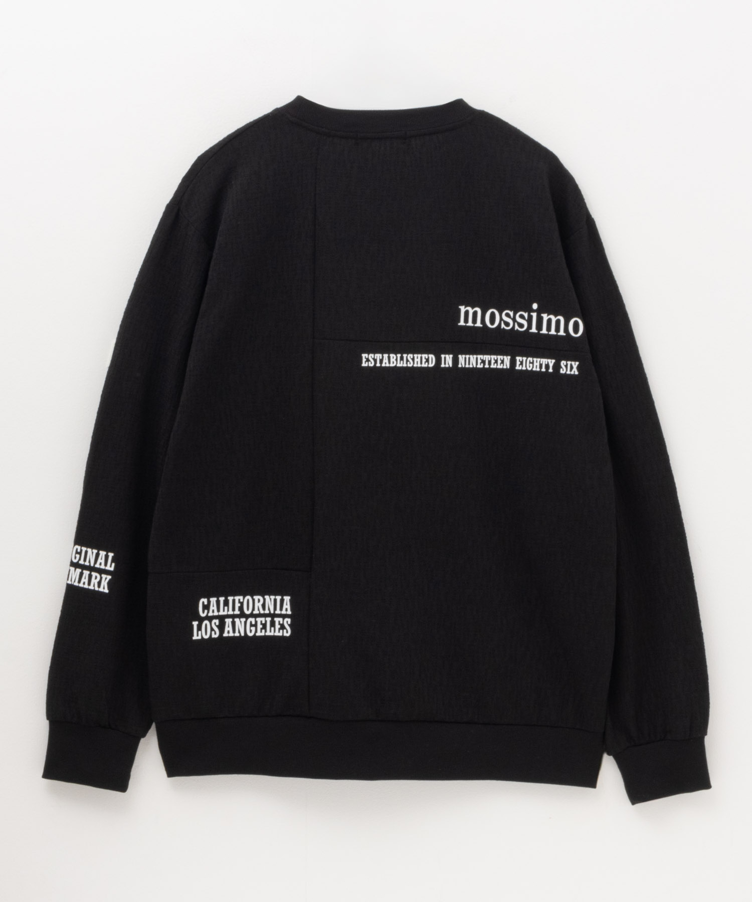 mossimo（モッシモ） トレーナー メンズ ジャガード素材 ドライ