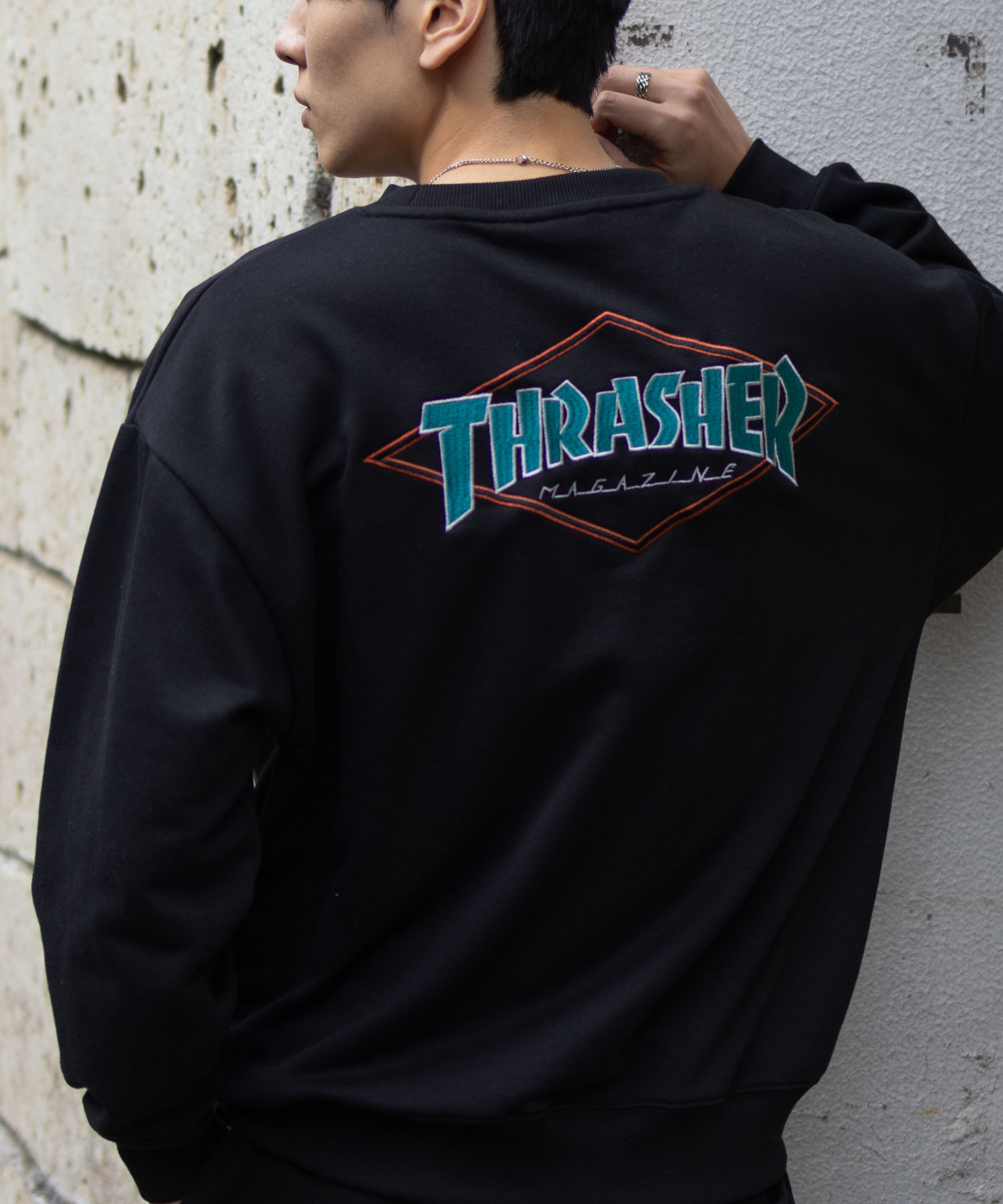 THRASHER スラッシャー 裏毛 トレーナー メンズ 綿混 プルオーバー クルーネック スウェット トップス | THRASHER | 02