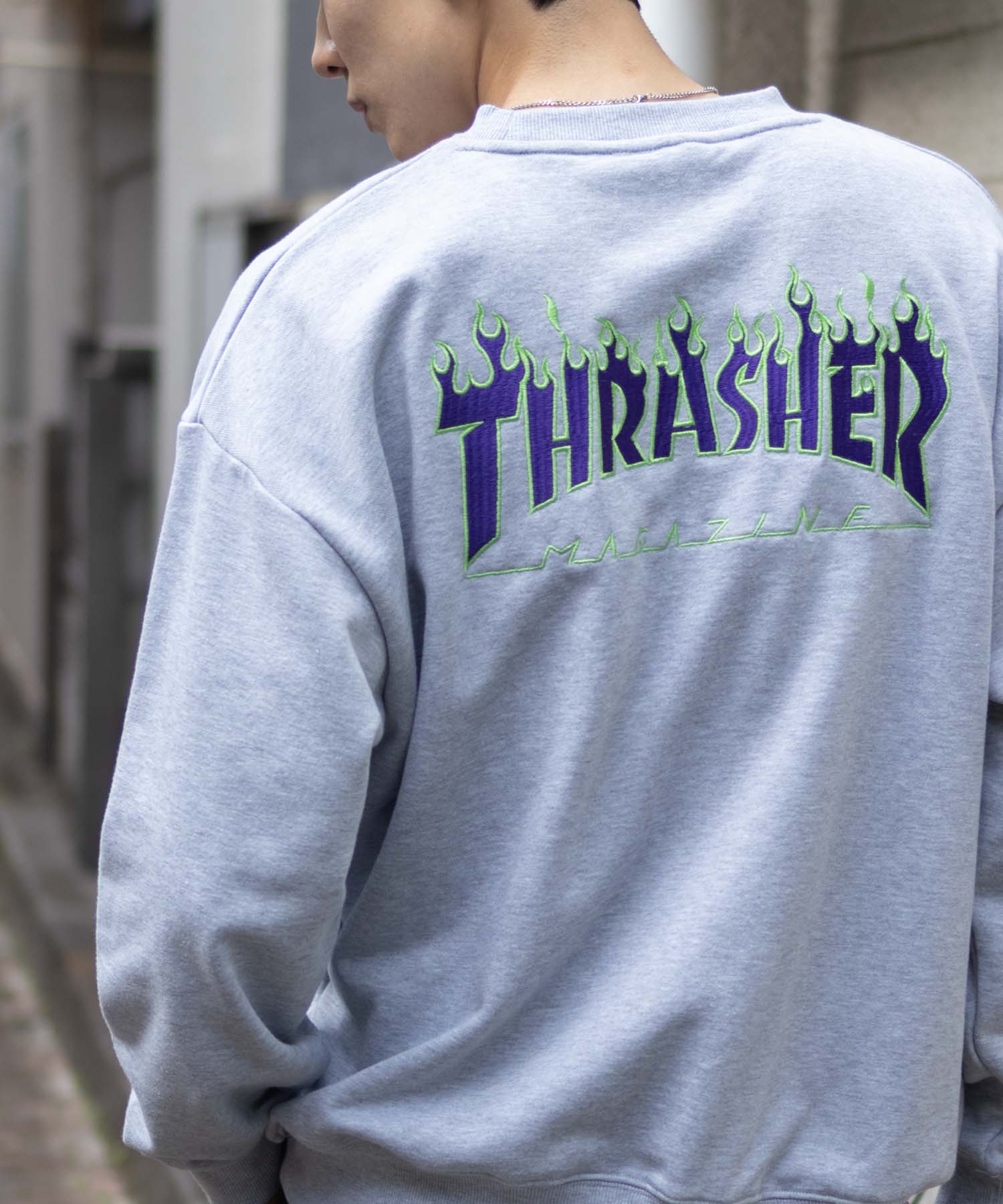 THRASHER スラッシャー 裏毛 トレーナー メンズ 綿混 プルオーバー スウェット トップス | THRASHER | 01