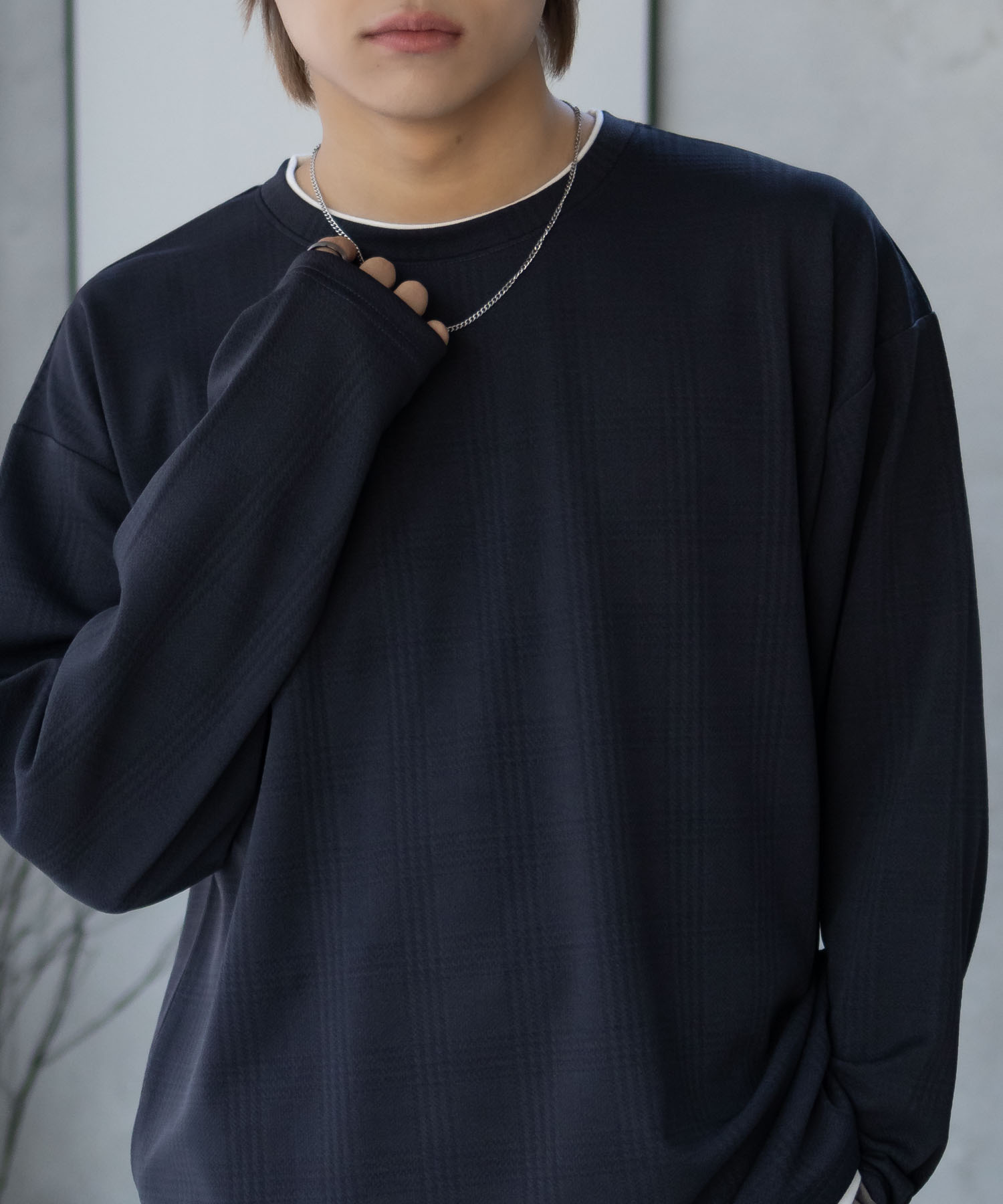 URBAN COLLECTION アーバンコレクション Tシャツ メンズ 長袖 フェイクレイヤード ...