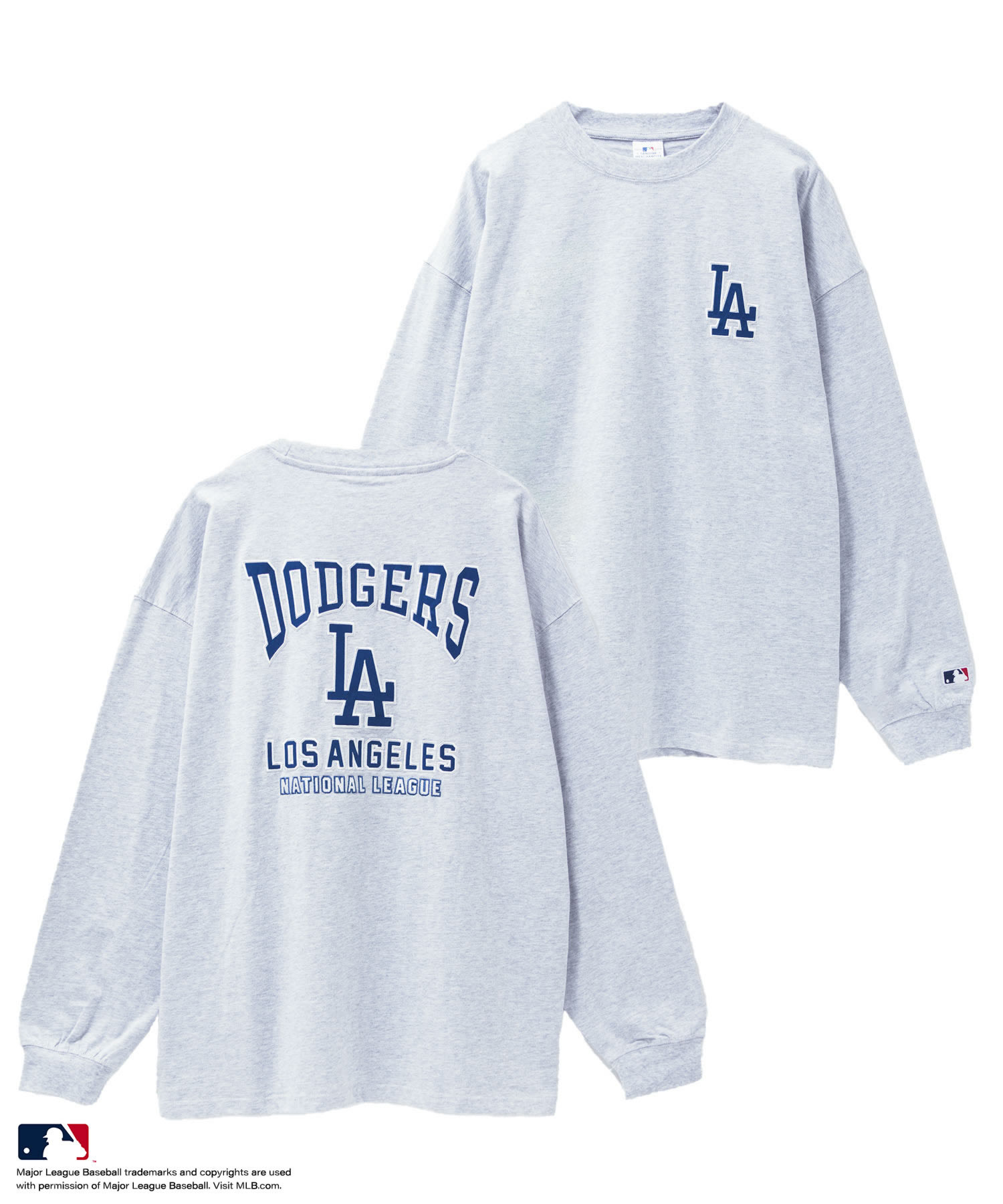 MLB メジャーリーグベースボール Tシャツ メンズ 長袖 ビッグシルエット ロンT トップス