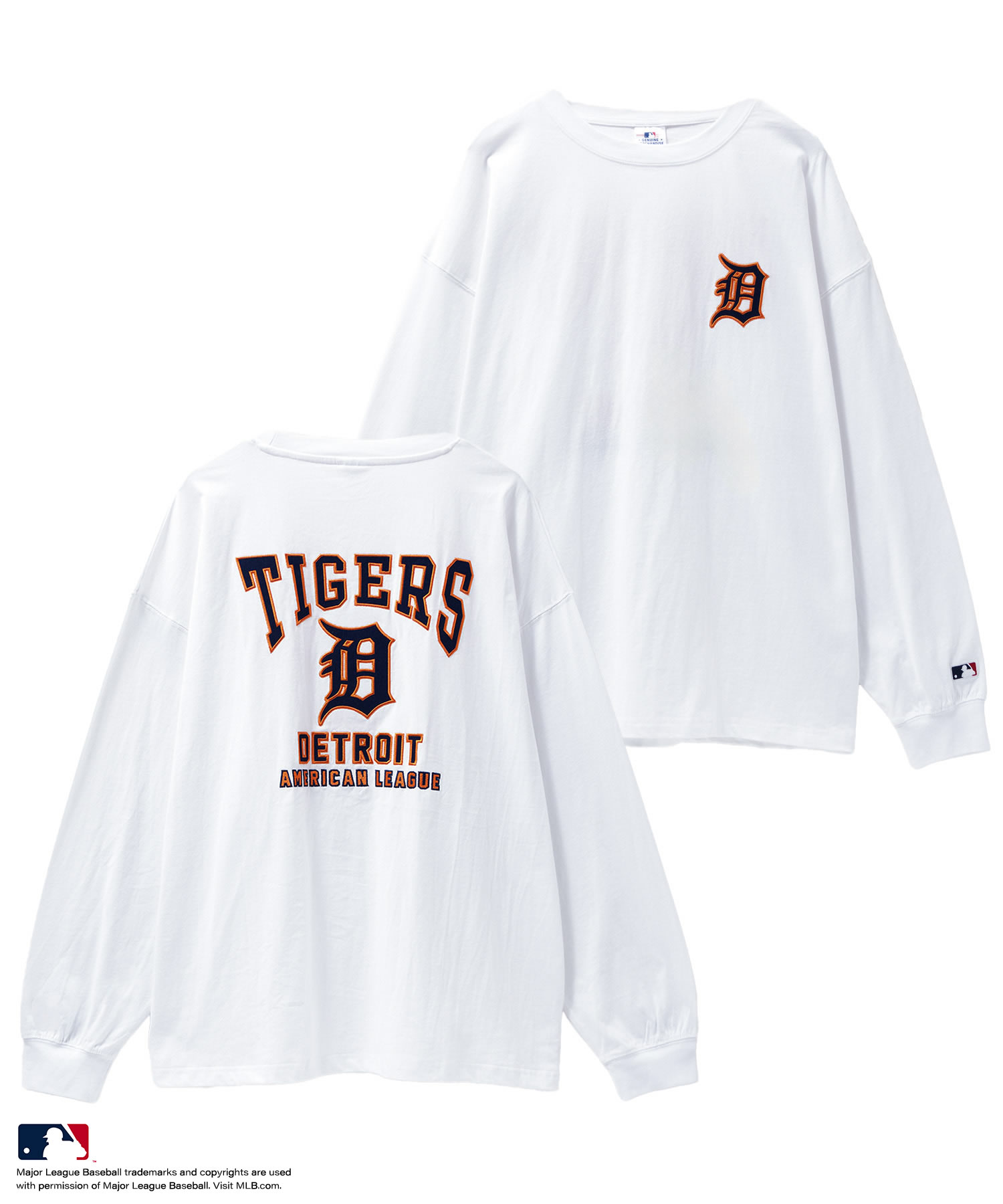 MLB メジャーリーグベースボール Tシャツ メンズ 長袖 ビッグシルエット ロンT トップス