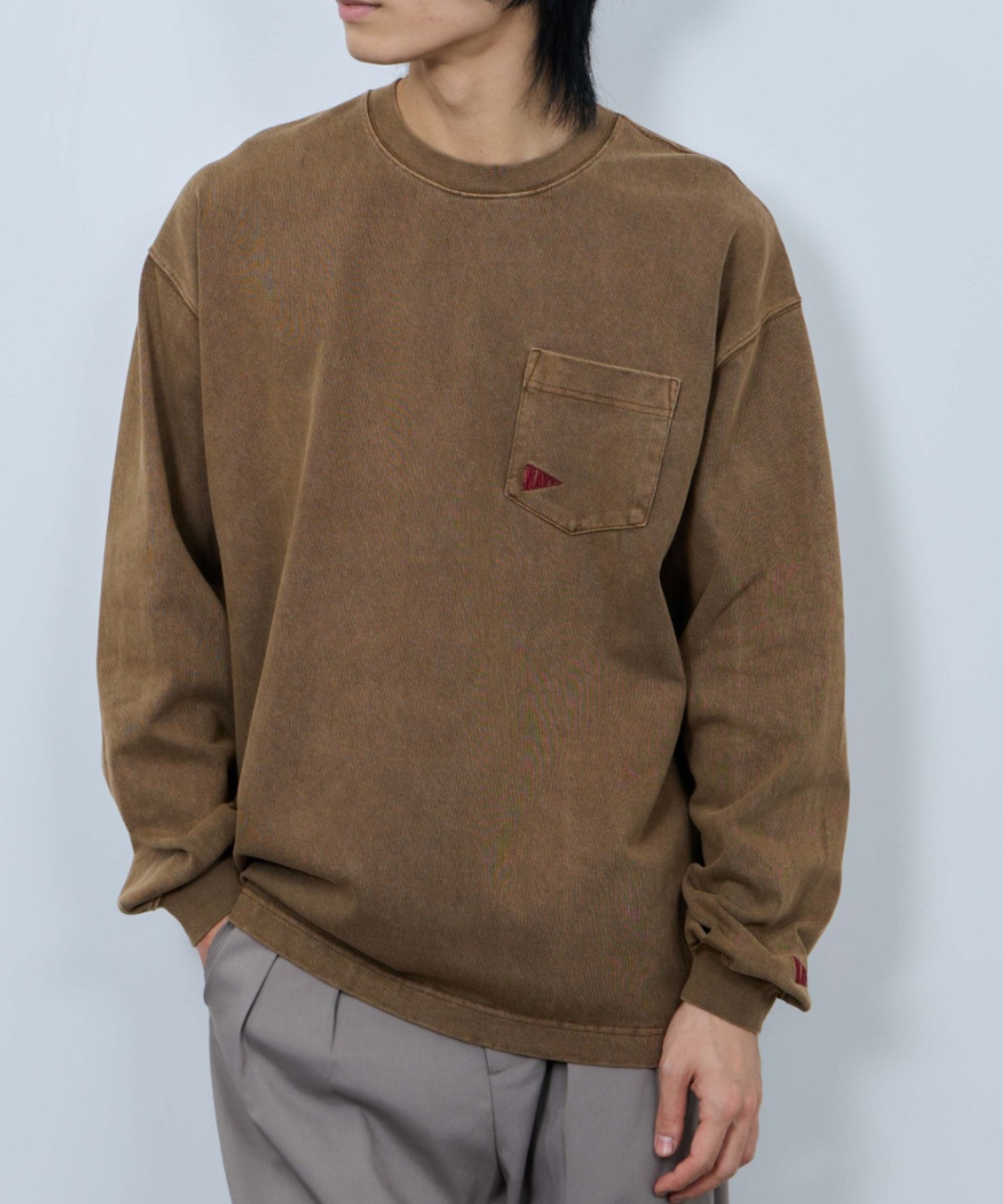 NAVY Tシャツ メンズ 長袖 ロンT 綿100％ コットン 11.5オンス