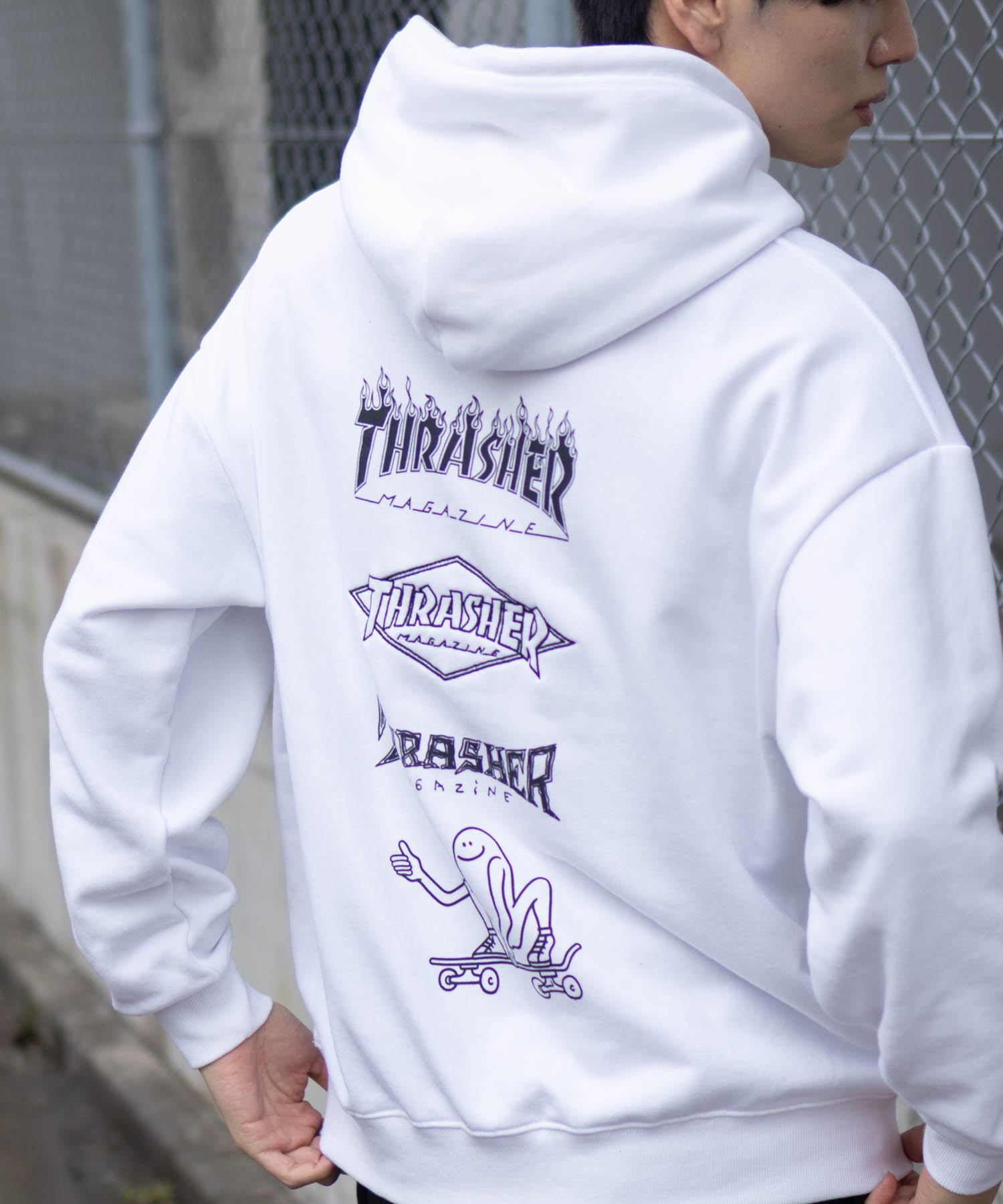 THRASHER スラッシャー 裏毛 パーカー メンズ 綿混 プルパーカー スウェット トップス | THRASHER | 01