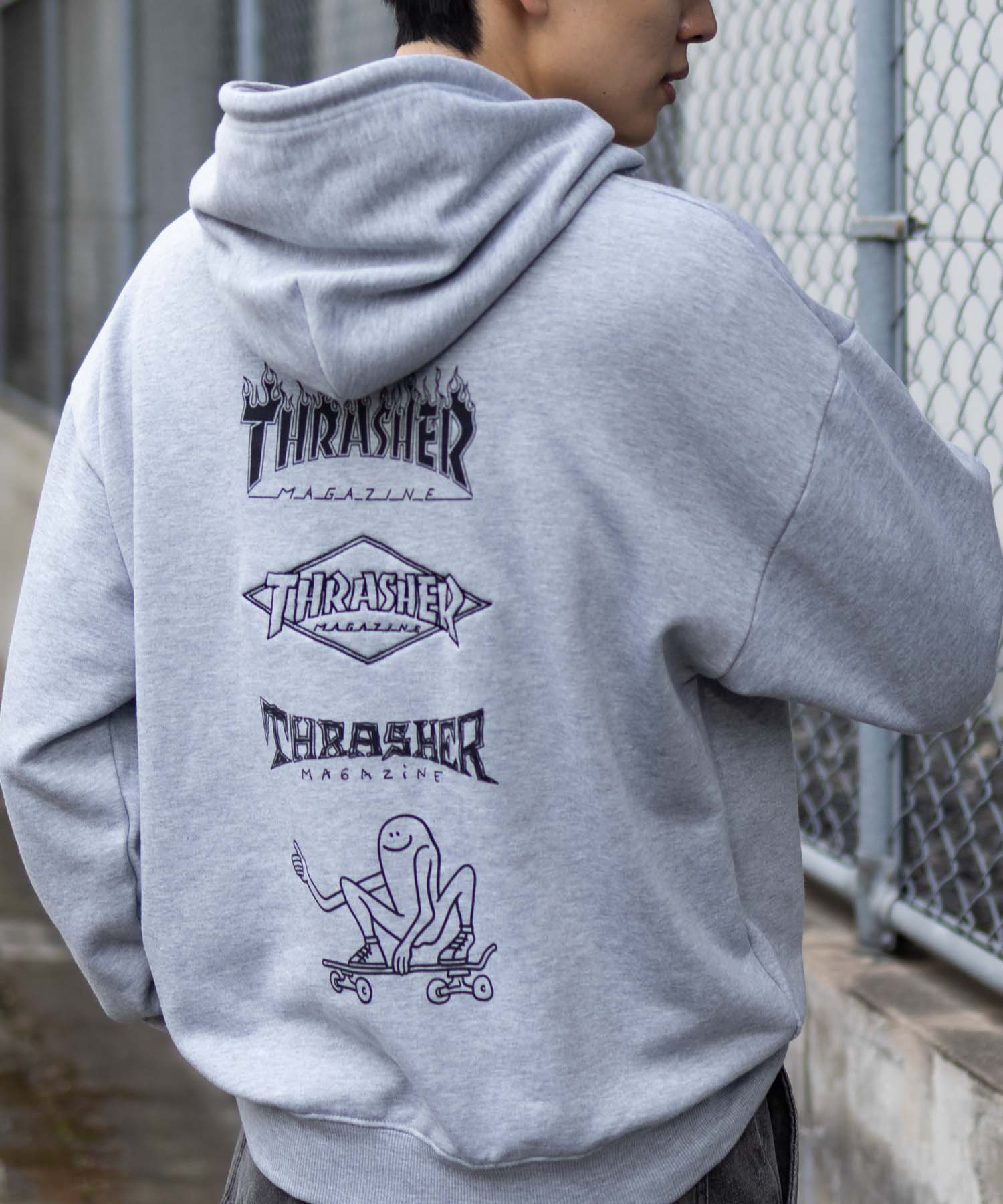 THRASHER スラッシャー 裏毛 パーカー メンズ 綿混 プルパーカー スウェット トップス | THRASHER | 02