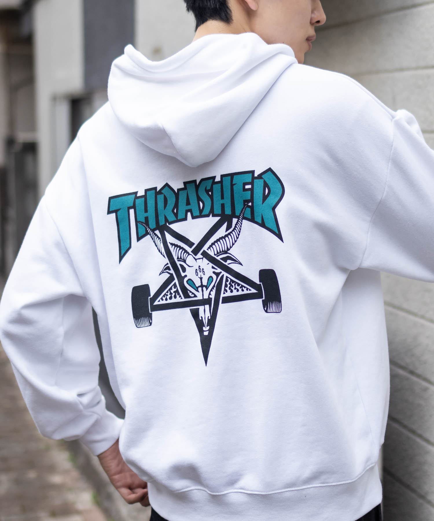 THRASHER スラッシャー 裏毛 パーカー メンズ 綿混 スウェット ロゴ 刺繍 プリント トップス | THRASHER | 01