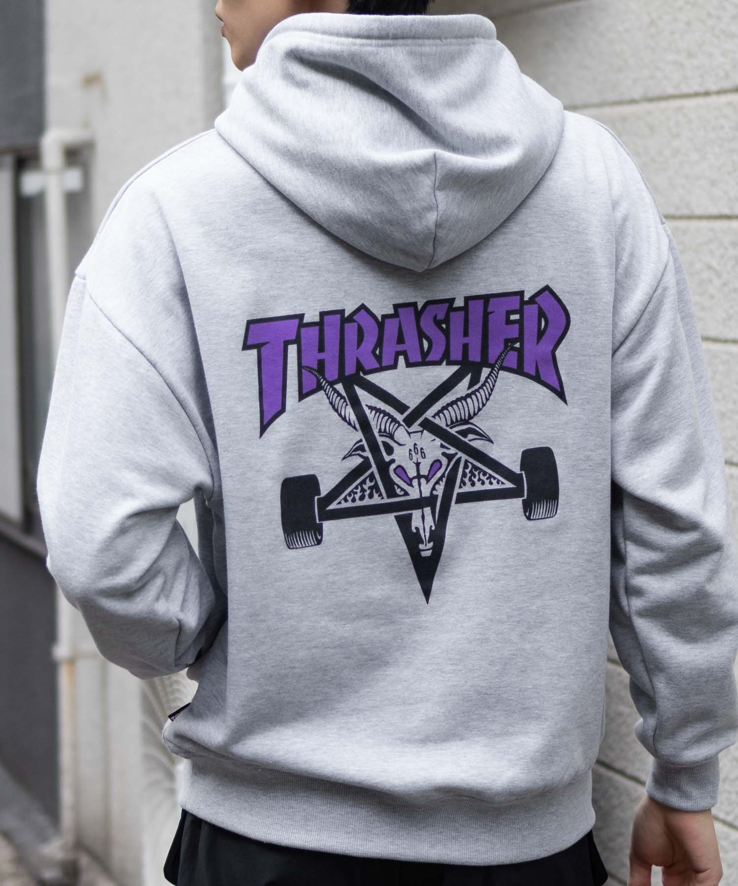 THRASHER スラッシャー 裏毛 パーカー メンズ 綿混 スウェット ロゴ 刺繍 プリント トップス | THRASHER | 02