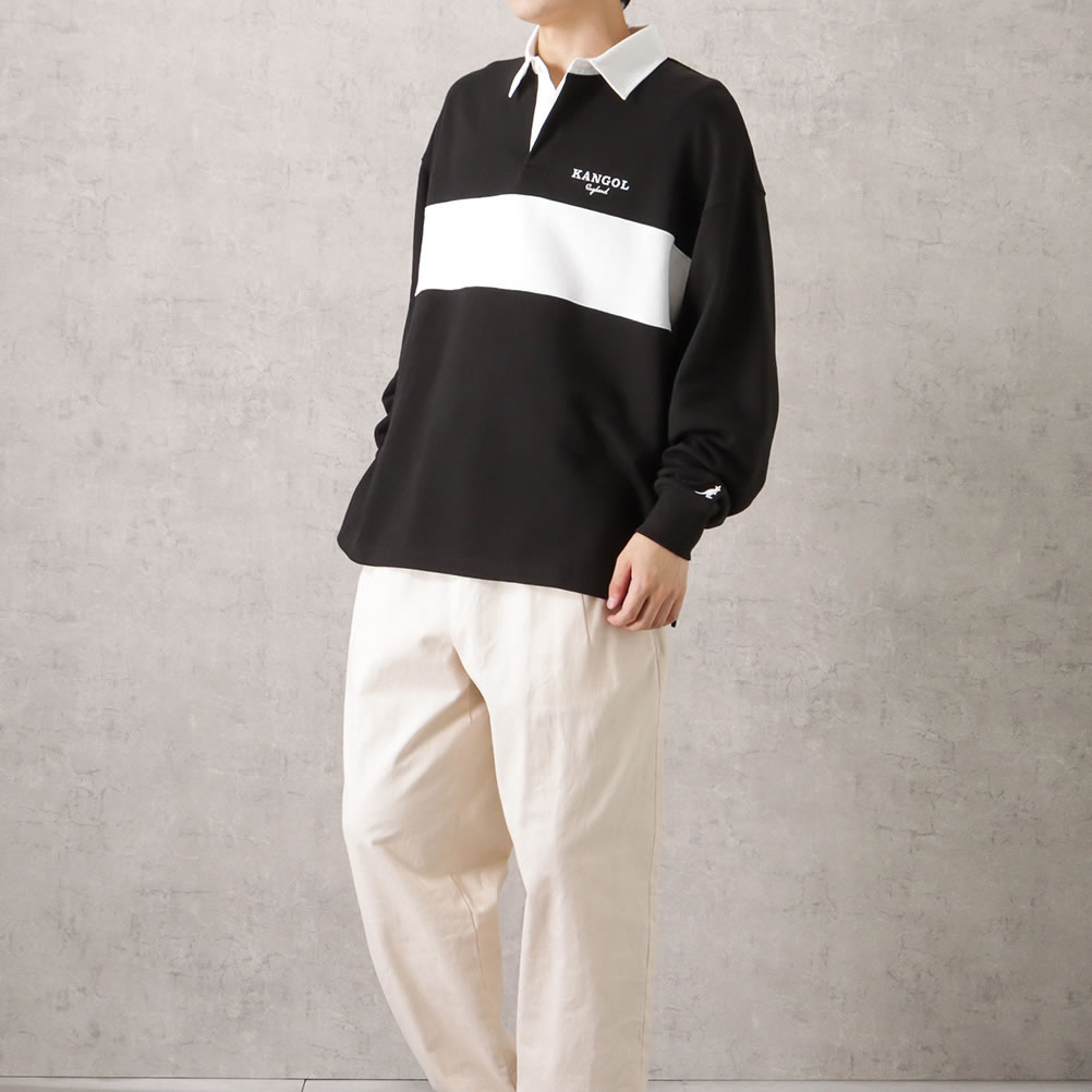 KANGOL カンゴール ラガーシャツ メンズ 長袖 長袖Tシャツ ロンT