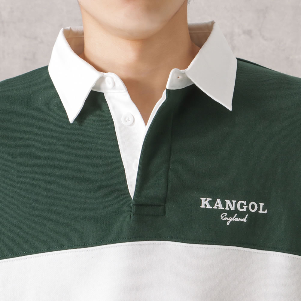 KANGOL カンゴール ラガーシャツ メンズ 長袖 長袖Tシャツ ロンT KANGOL カンゴール ラガーシャツ メンズ 長袖 長袖Tシャツ ロンT