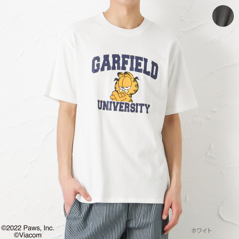 Garfield ガーフィールド 半袖Tシャツ メンズ 綿100% コットン