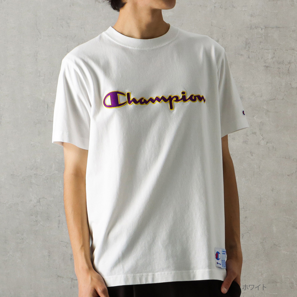 Champion チャンピオン 半袖Tシャツ 綿100% メンズ コットン ブランド