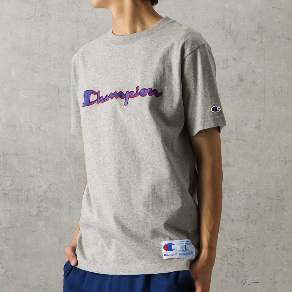 Champion チャンピオン 半袖Tシャツ 綿100% メンズ コットン ブランド