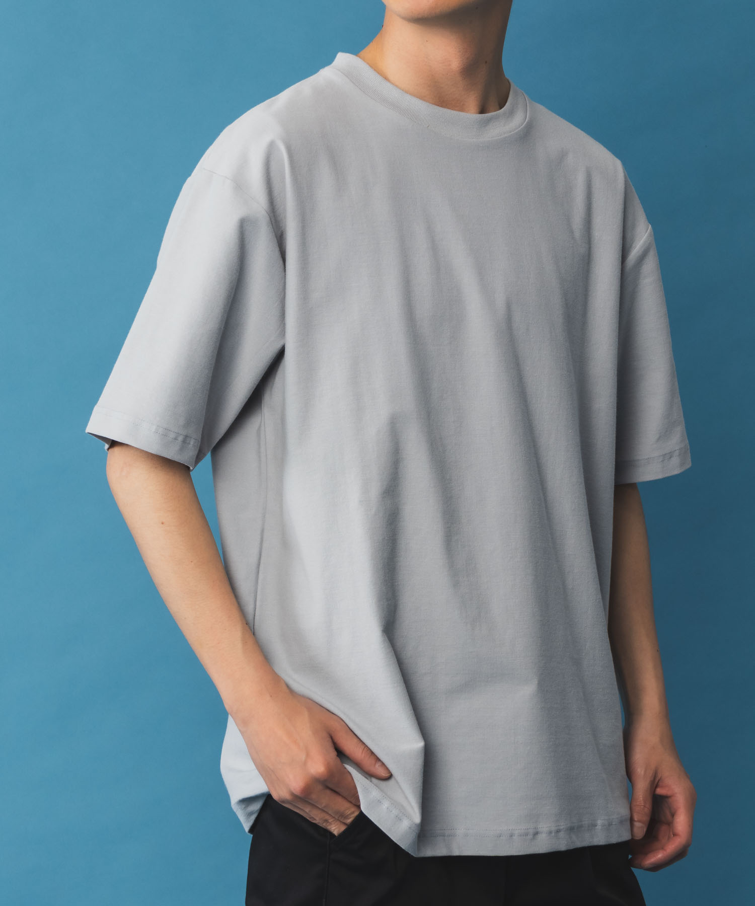 Tシャツ メンズ 半袖 接触冷感 ストレッチ 無地 クルーネック トップス