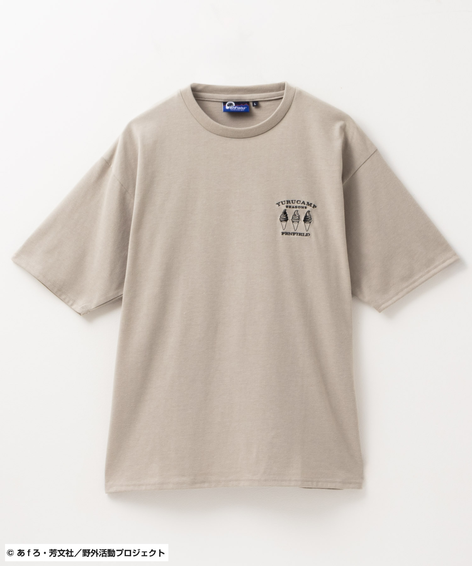 「Penfield×ゆるキャン△ SEASON３」 半袖Tシャツ メンズ ビッグシルエット クルーネ...