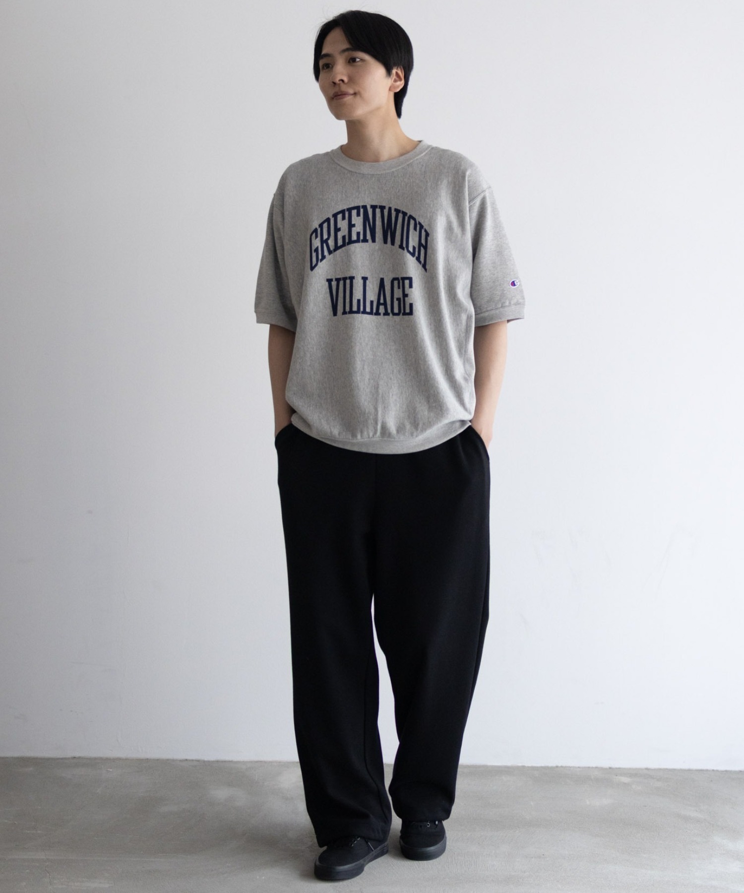 Champion（チャンピオン） トレーナー メンズ 半袖 綿100％ コットン