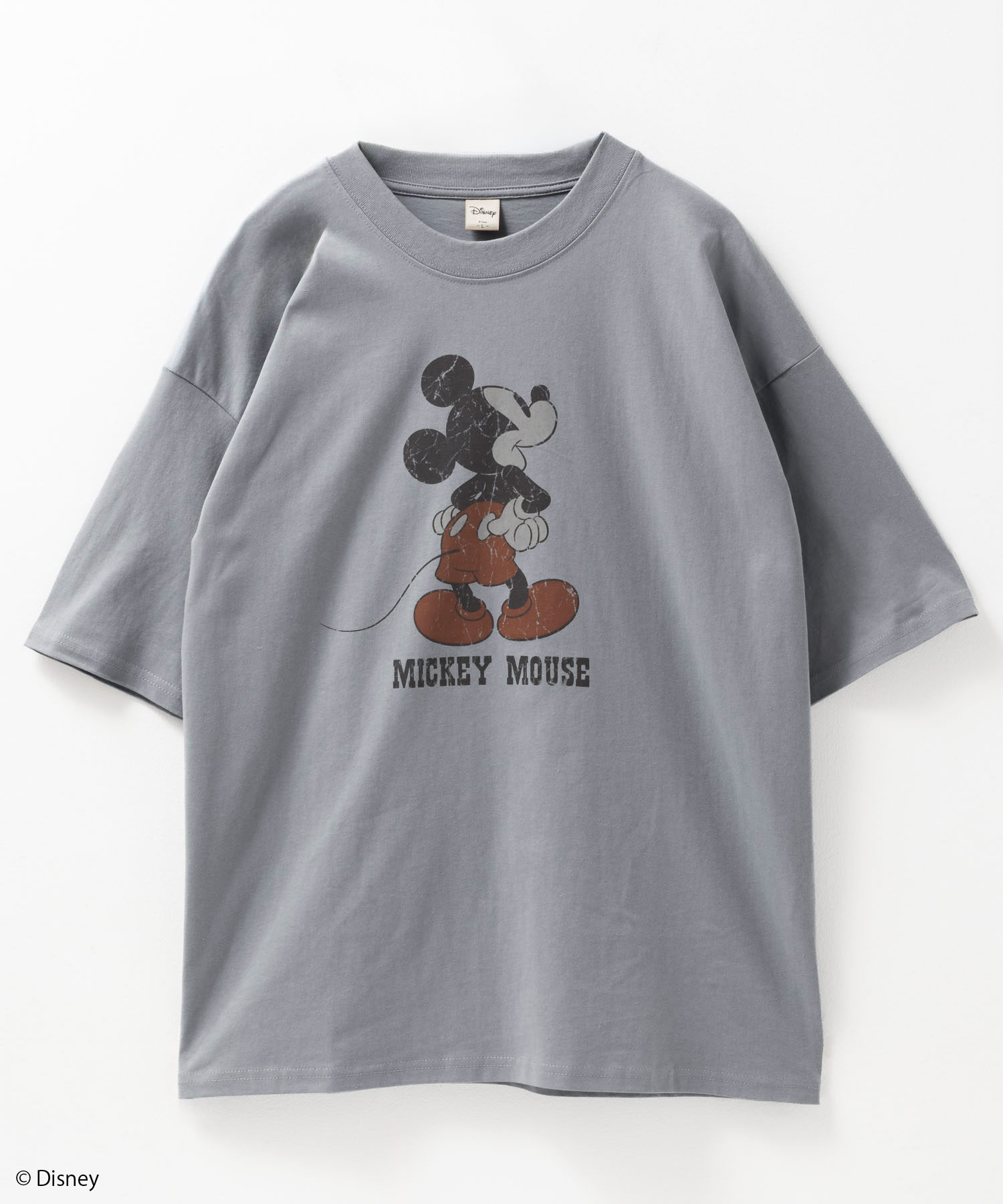 Disney（ディズニー） ミッキーマウス Tシャツ メンズ 半袖 綿100