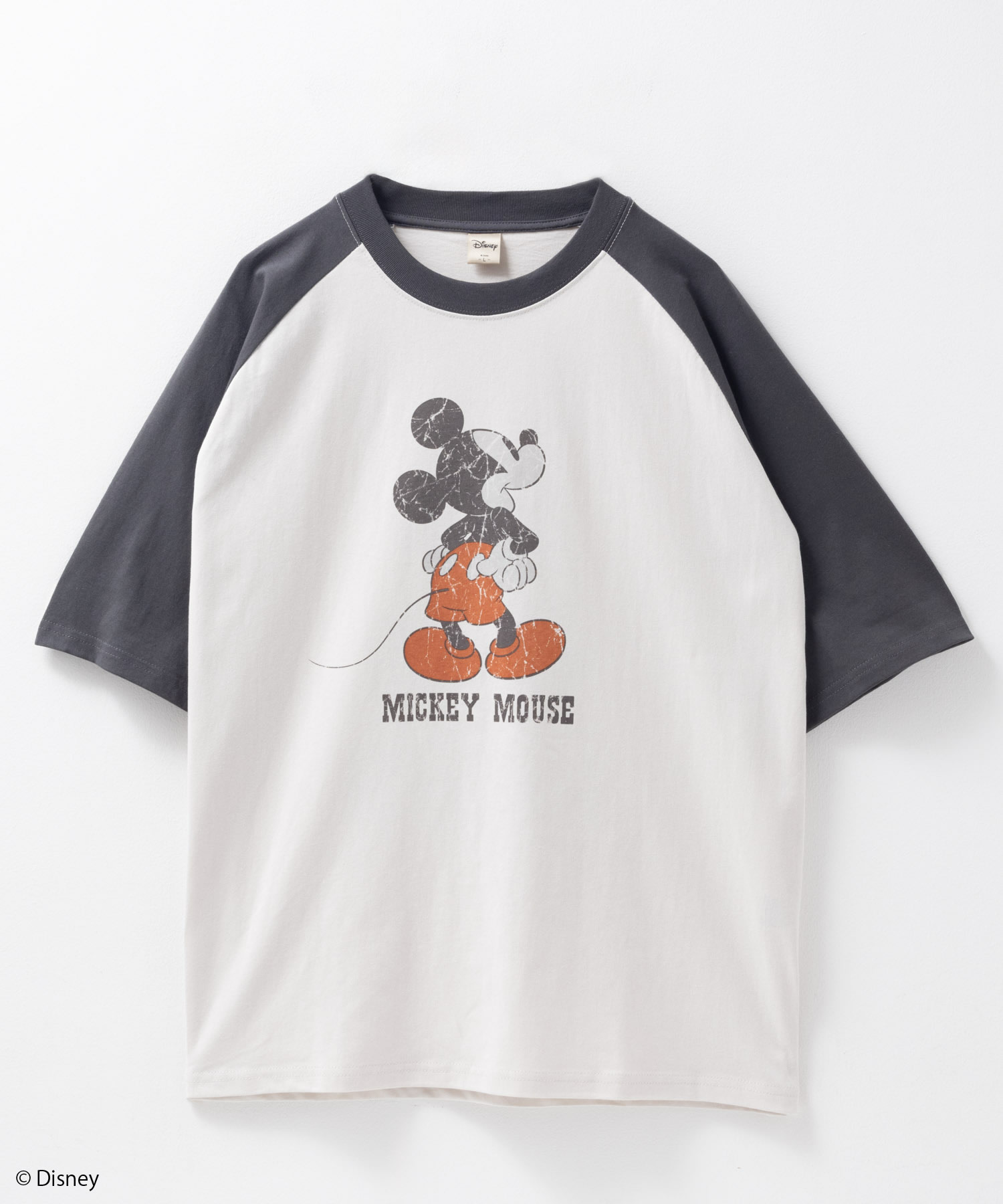 Disney（ディズニー） ミッキーマウス Tシャツ メンズ 半袖 綿100