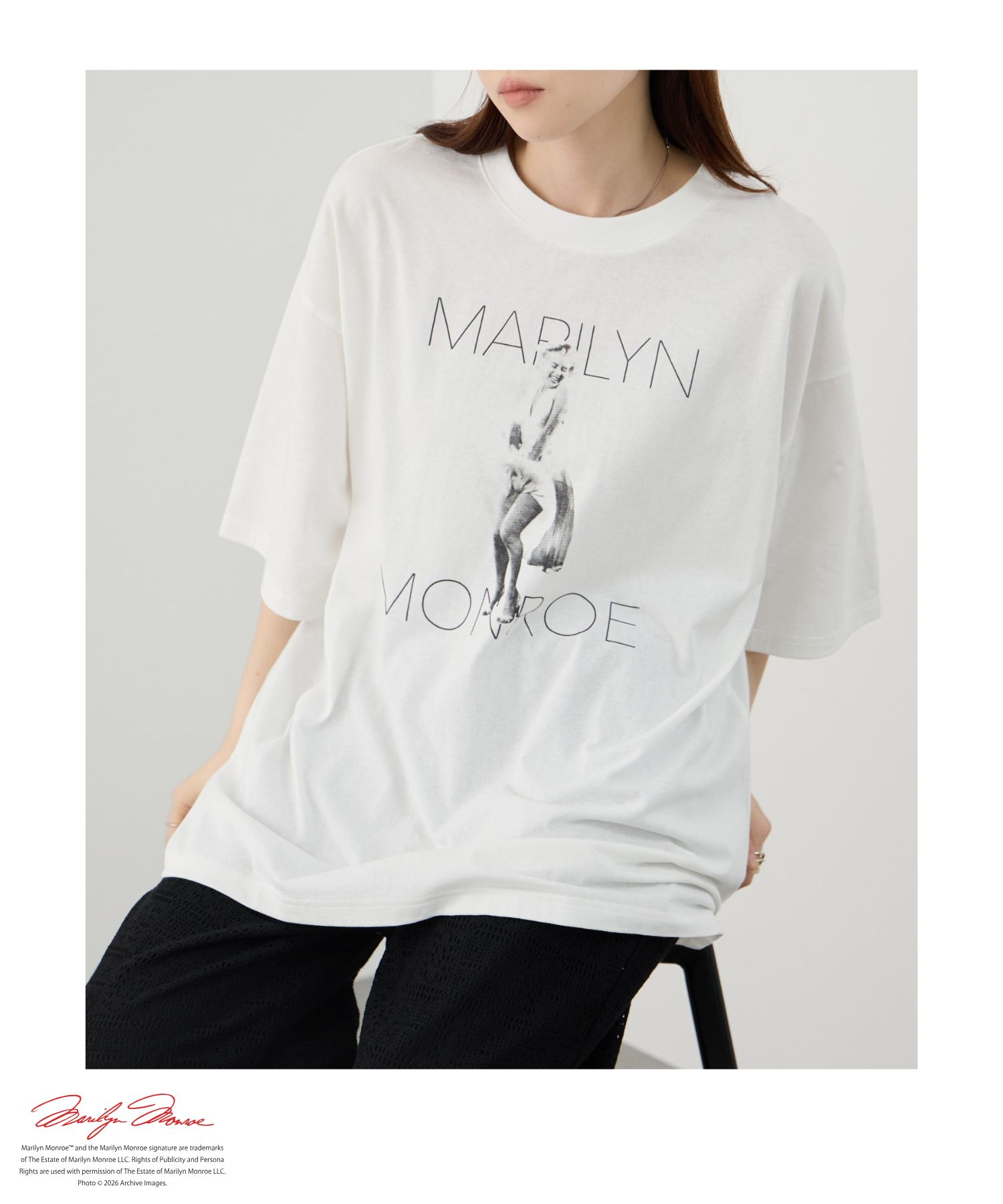 マリリン・モンロー Tシャツ メンズ レディース 半袖 大きめ ゆったり