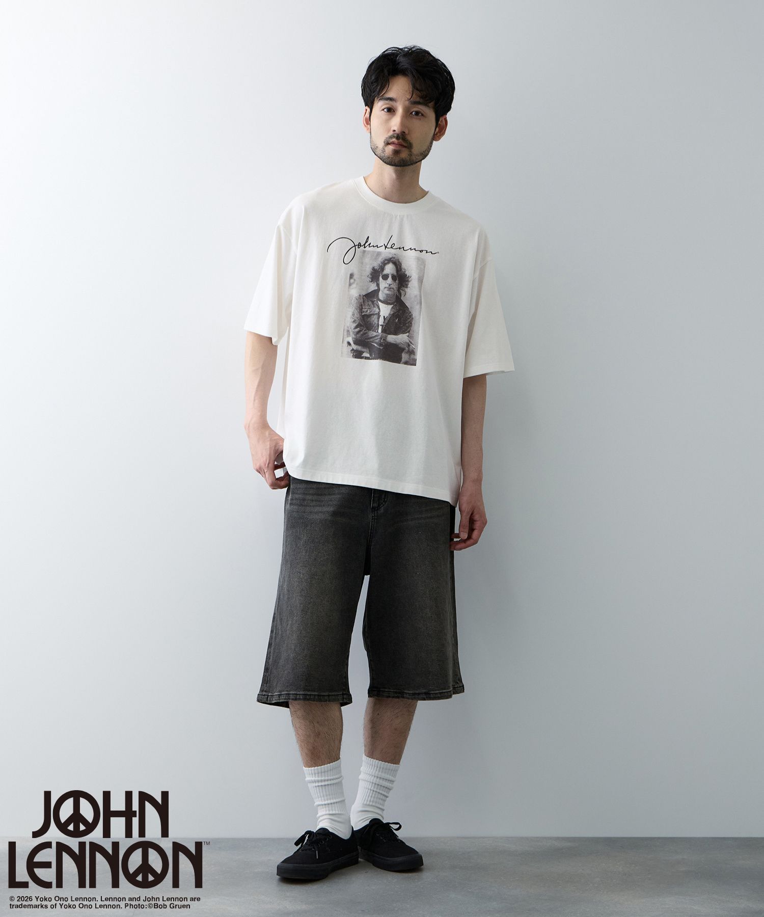 ジョンレノン Tシャツ メンズ レディース 半袖 通気性 吸水性