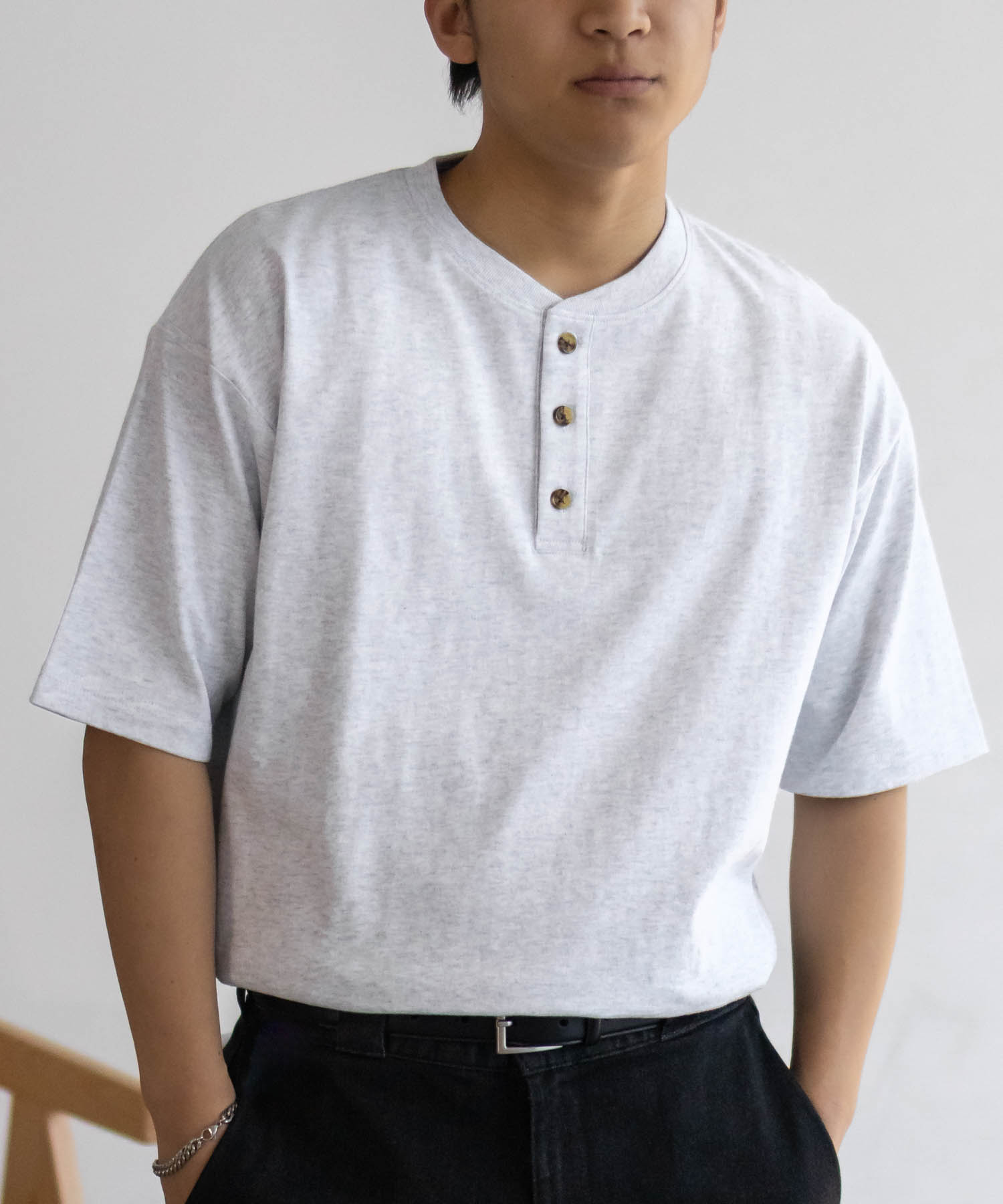 Dickies ディッキーズ Tシャツ メンズ 半袖 綿100％ コットン ヘンリーネック シンプル...