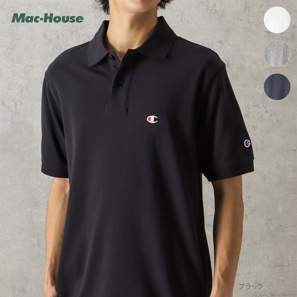 Champion（チャンピオン） ポロシャツ 半袖 綿100% メンズ コットン