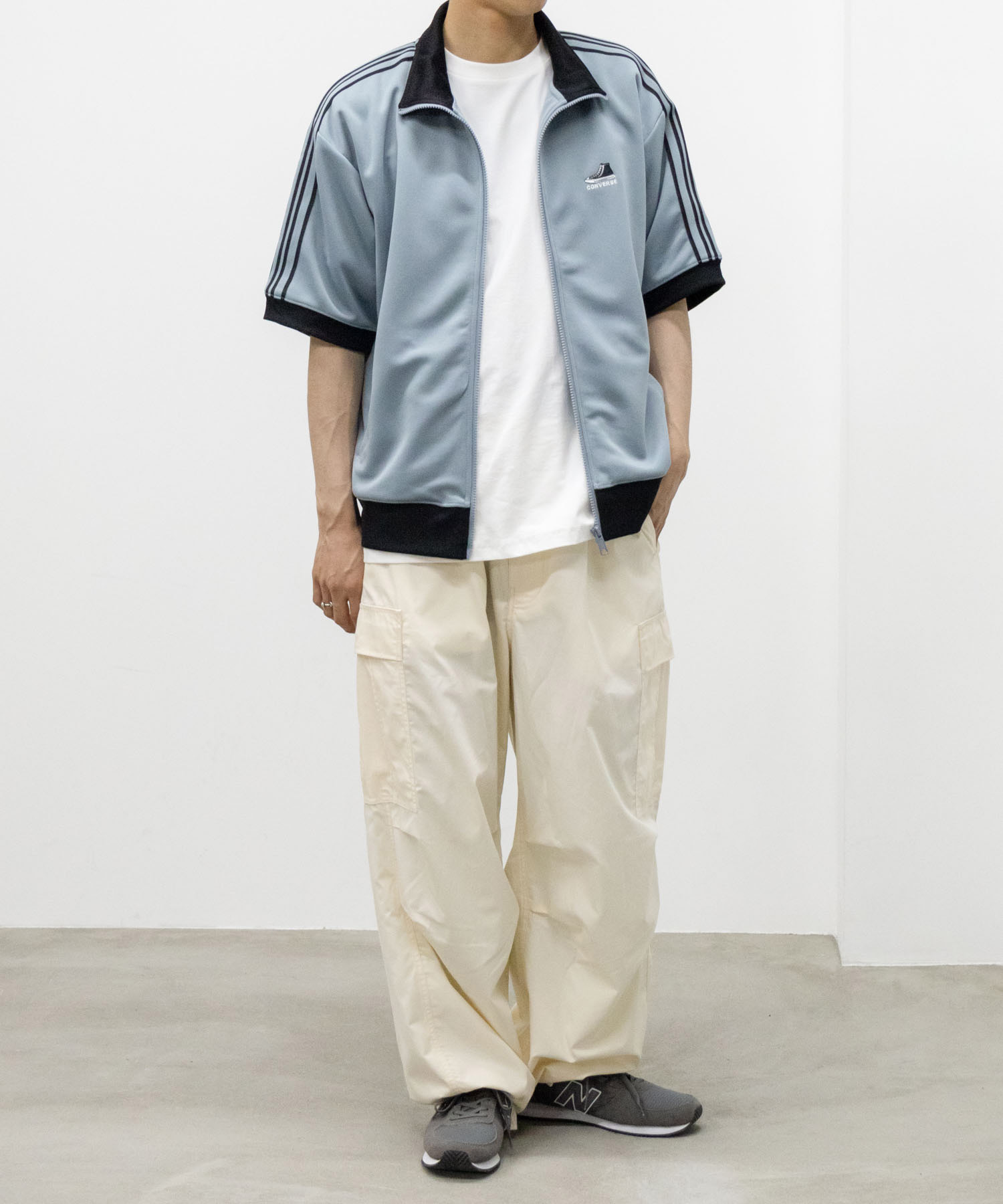 CONVERSE コンバース トラックジャケット メンズ 半袖 シューズ