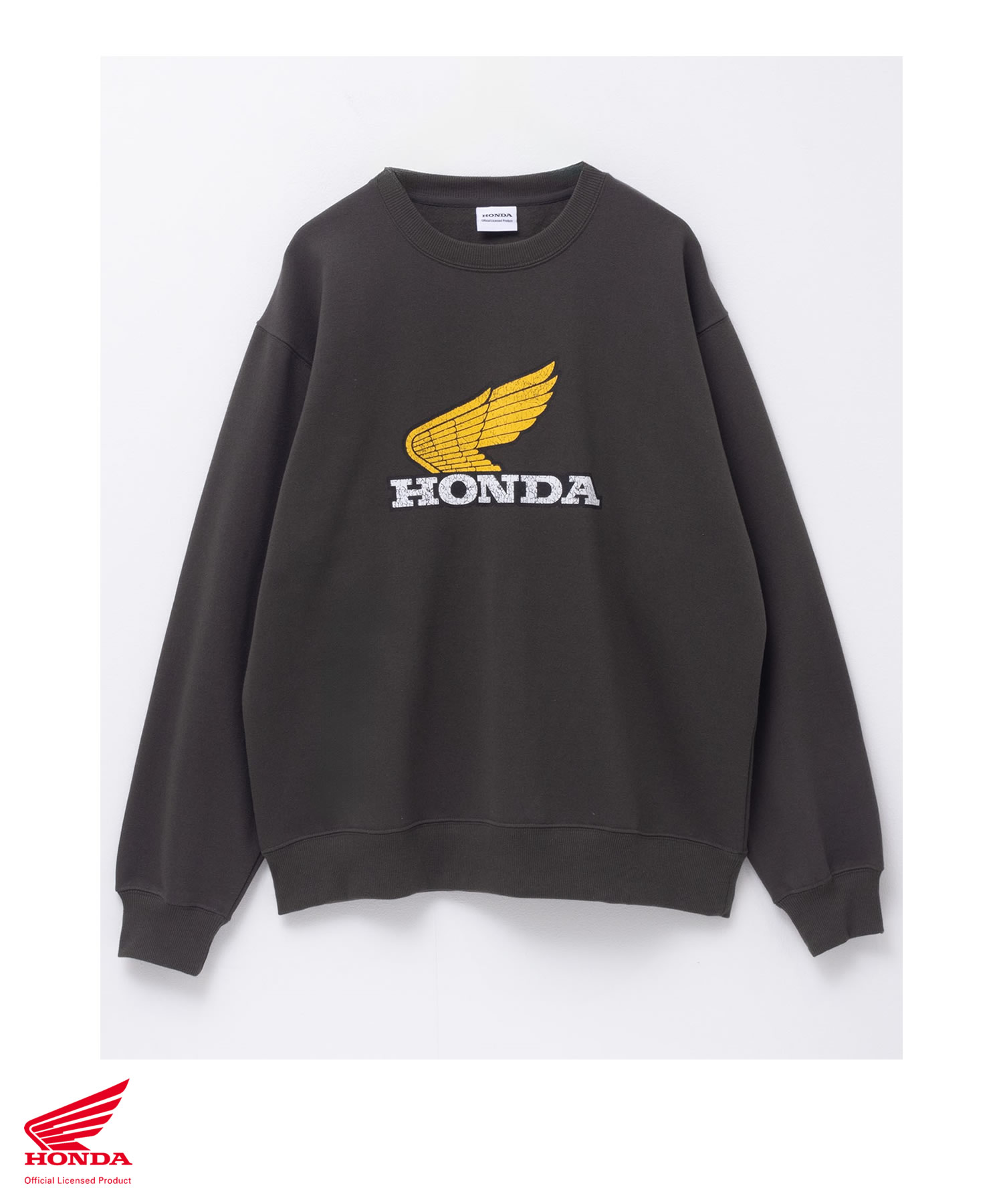 moussy ホンダ トレーナー グレー moussy ホンダ トレーナー グレー