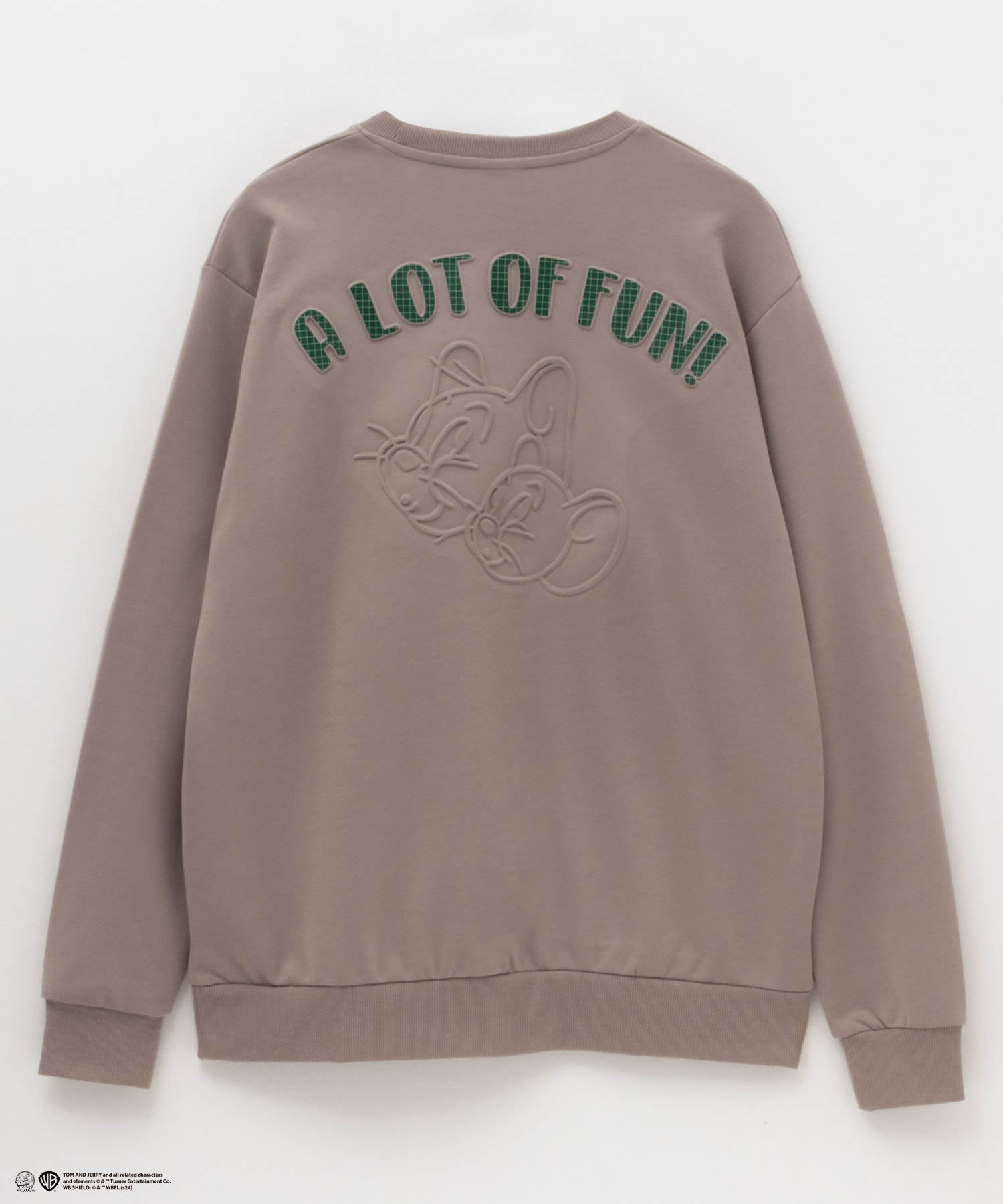 Tom and Jerry トムとジェリー トレーナー メンズ 綿混 ポンチ素材