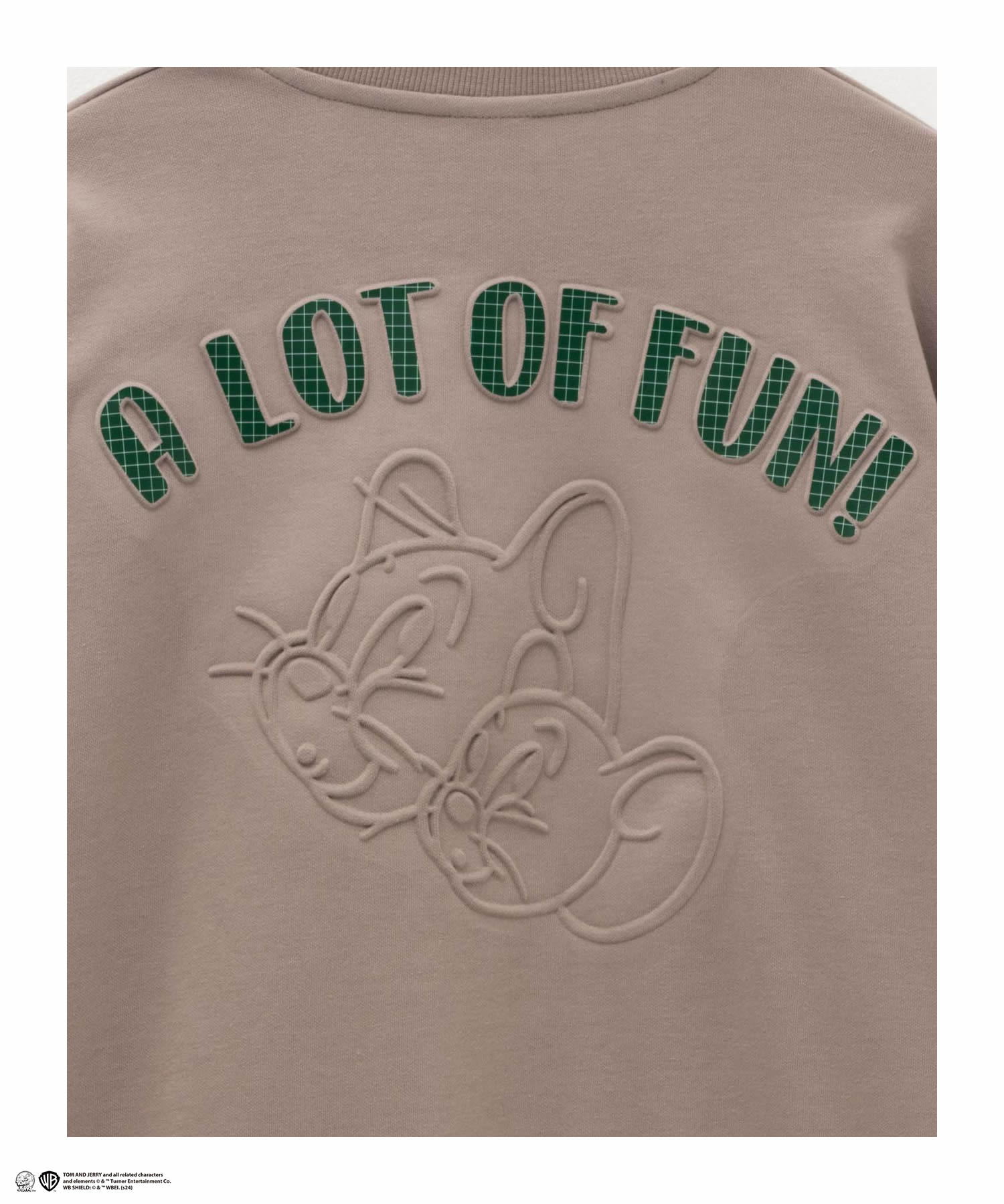 Tom and Jerry トムとジェリー トレーナー メンズ 綿混 ポンチ素材