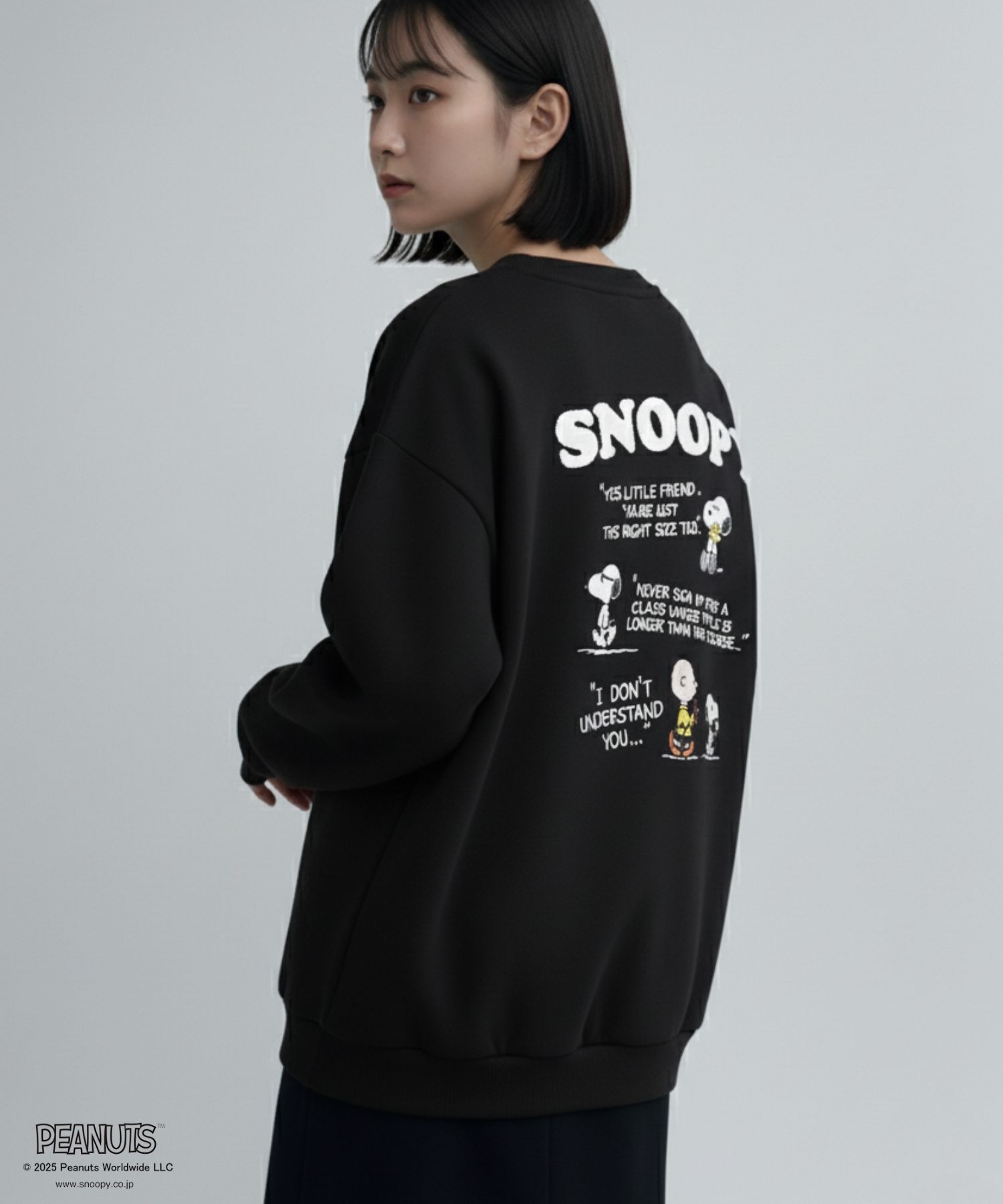 PEANUTS PEANUTS SNOOPY ピーナッツ スヌーピー 裏起毛 トレーナー