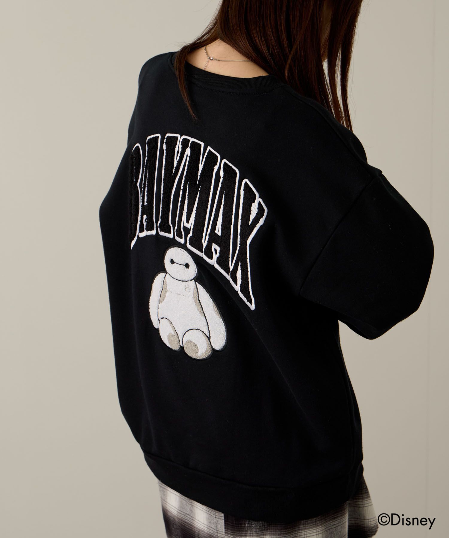 Disney（ディズニー） 『ベイマックス』 裏起毛 トレーナー メンズ