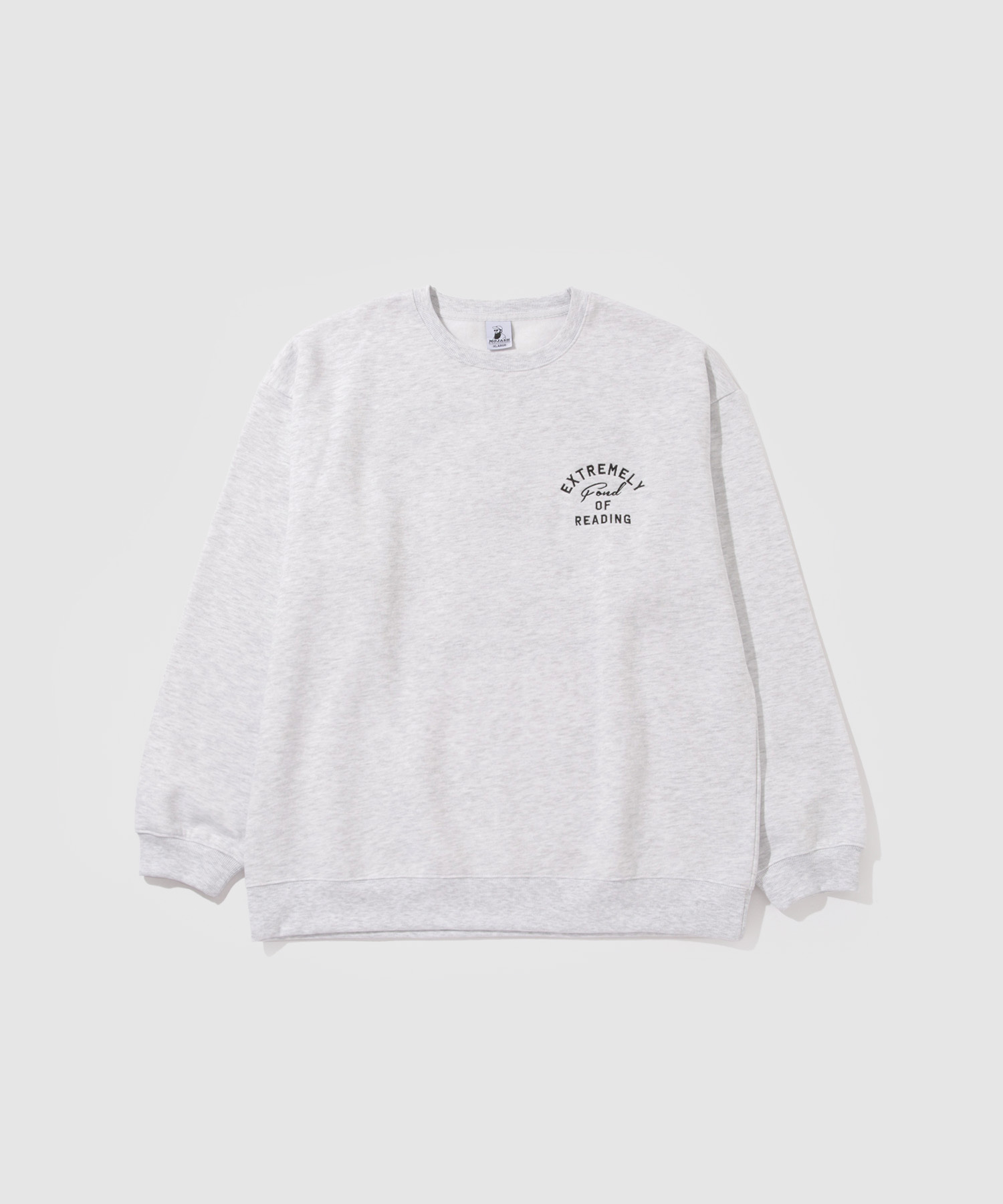 裏起毛 トレーナー メンズ 暖かい スウェット 髭 おじさん サガラ刺繍