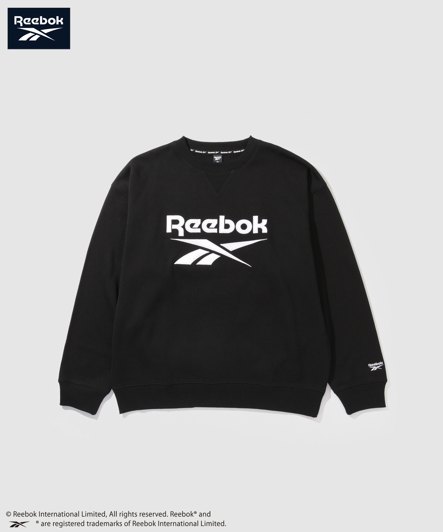 Reebok（リーボック） 裏起毛 トレーナー メンズ スウェット 大きめ
