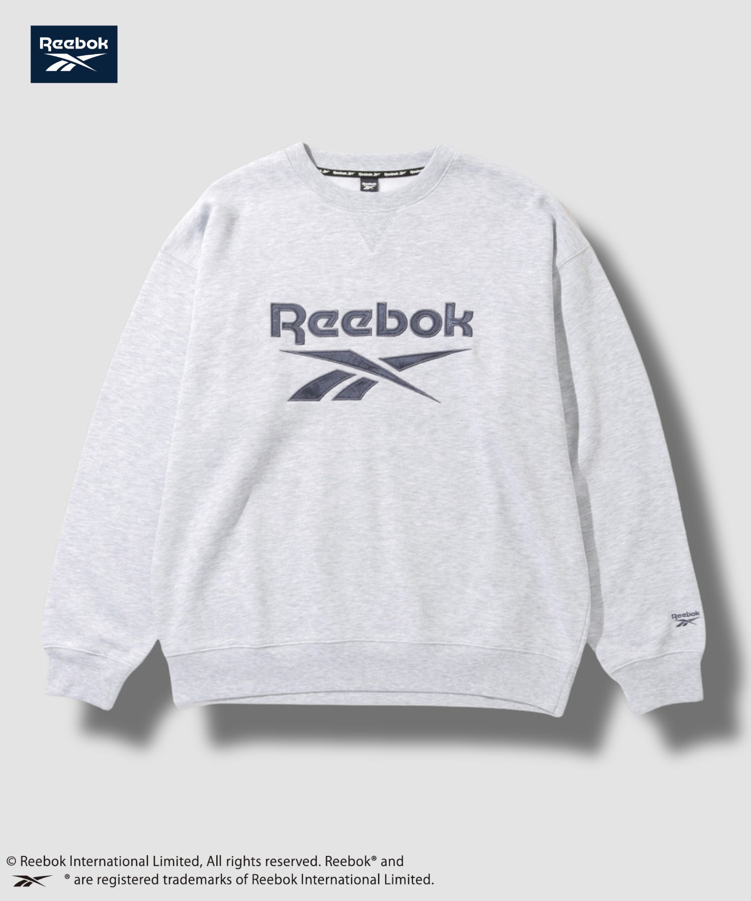 Reebok（リーボック） 裏起毛 トレーナー メンズ スウェット 大きめ