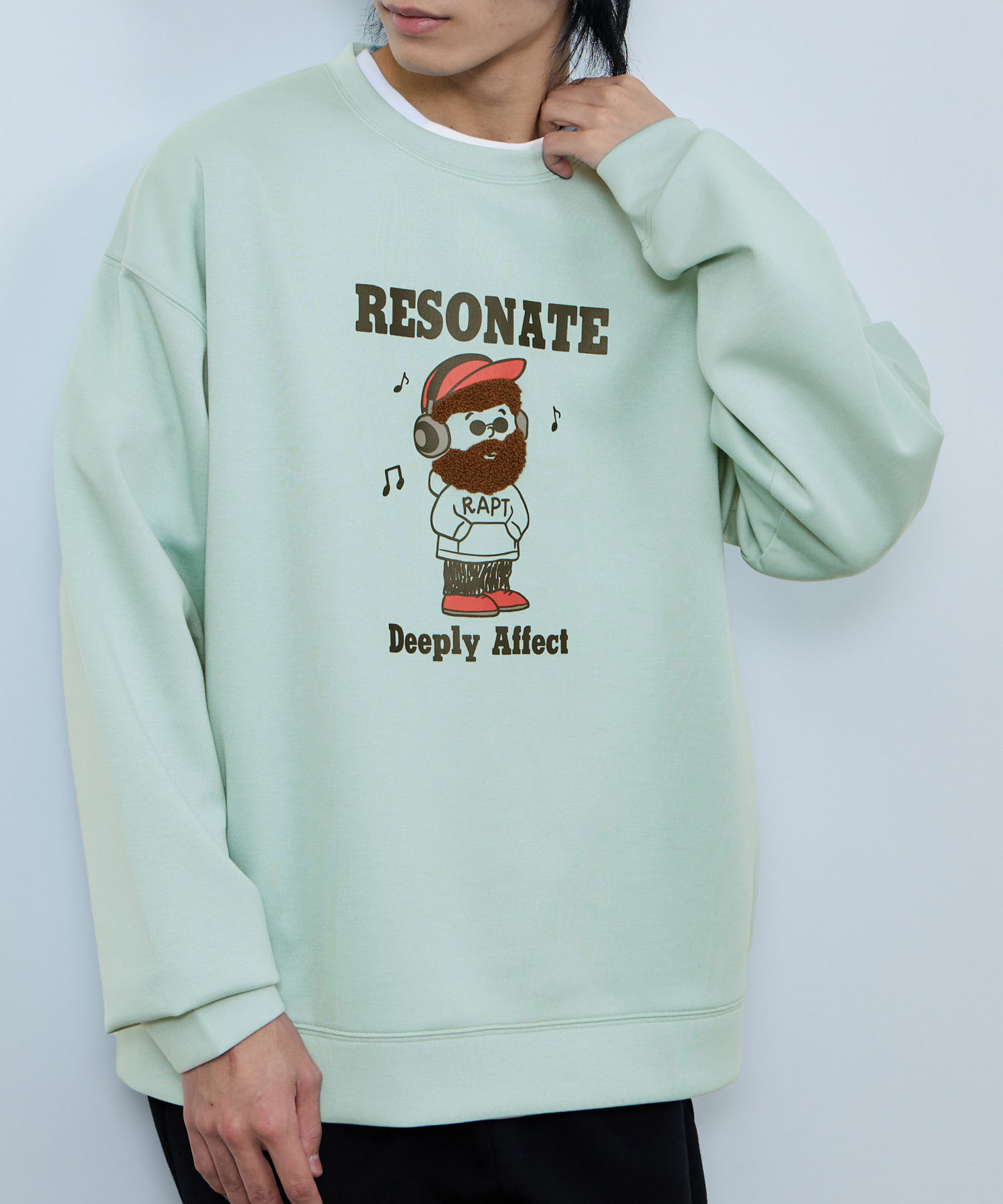 トレーナー メンズ スウェット ダンボールニット素材 大きめ ゆったり