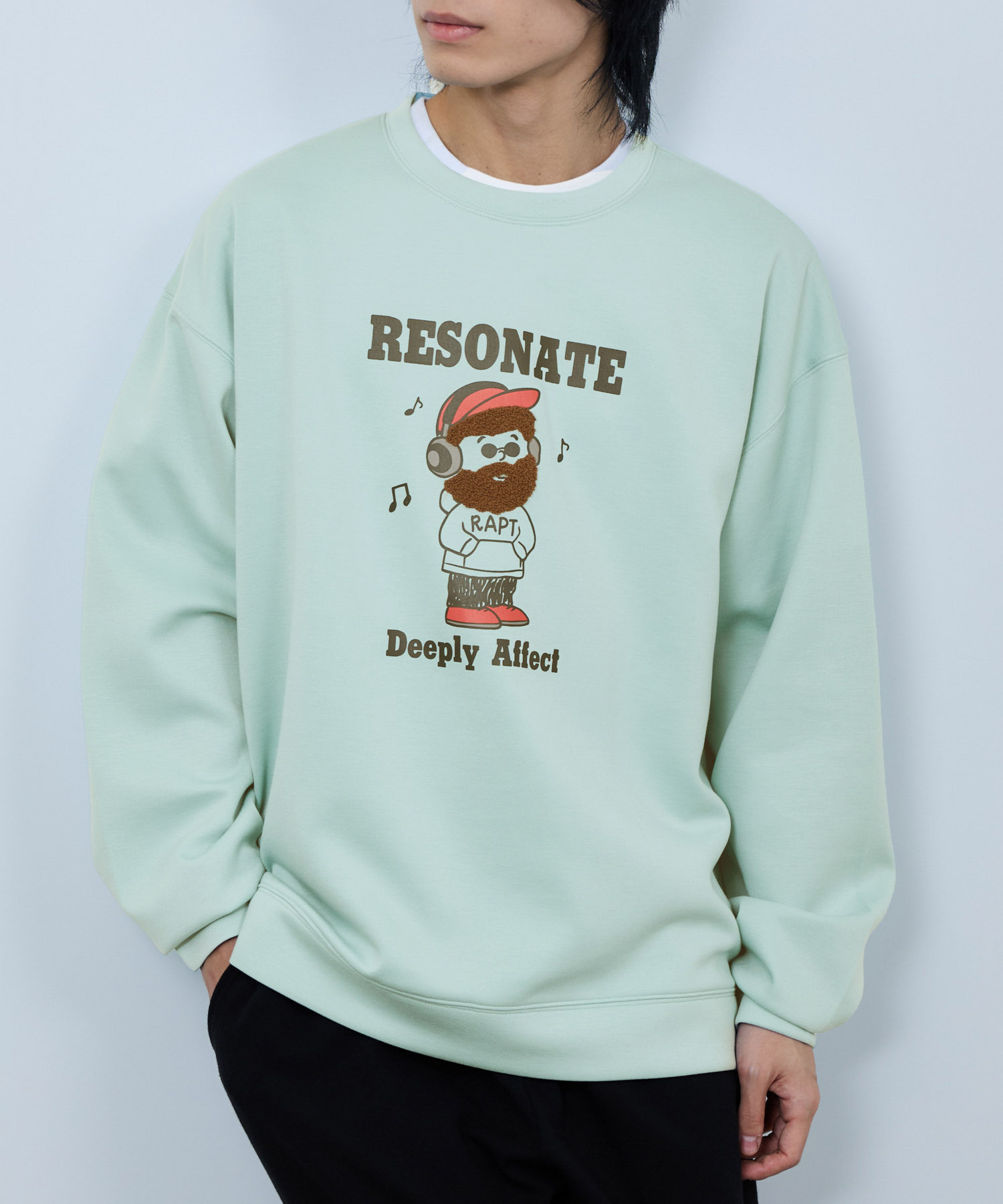 トレーナー メンズ スウェット ダンボールニット素材 大きめ ゆったり