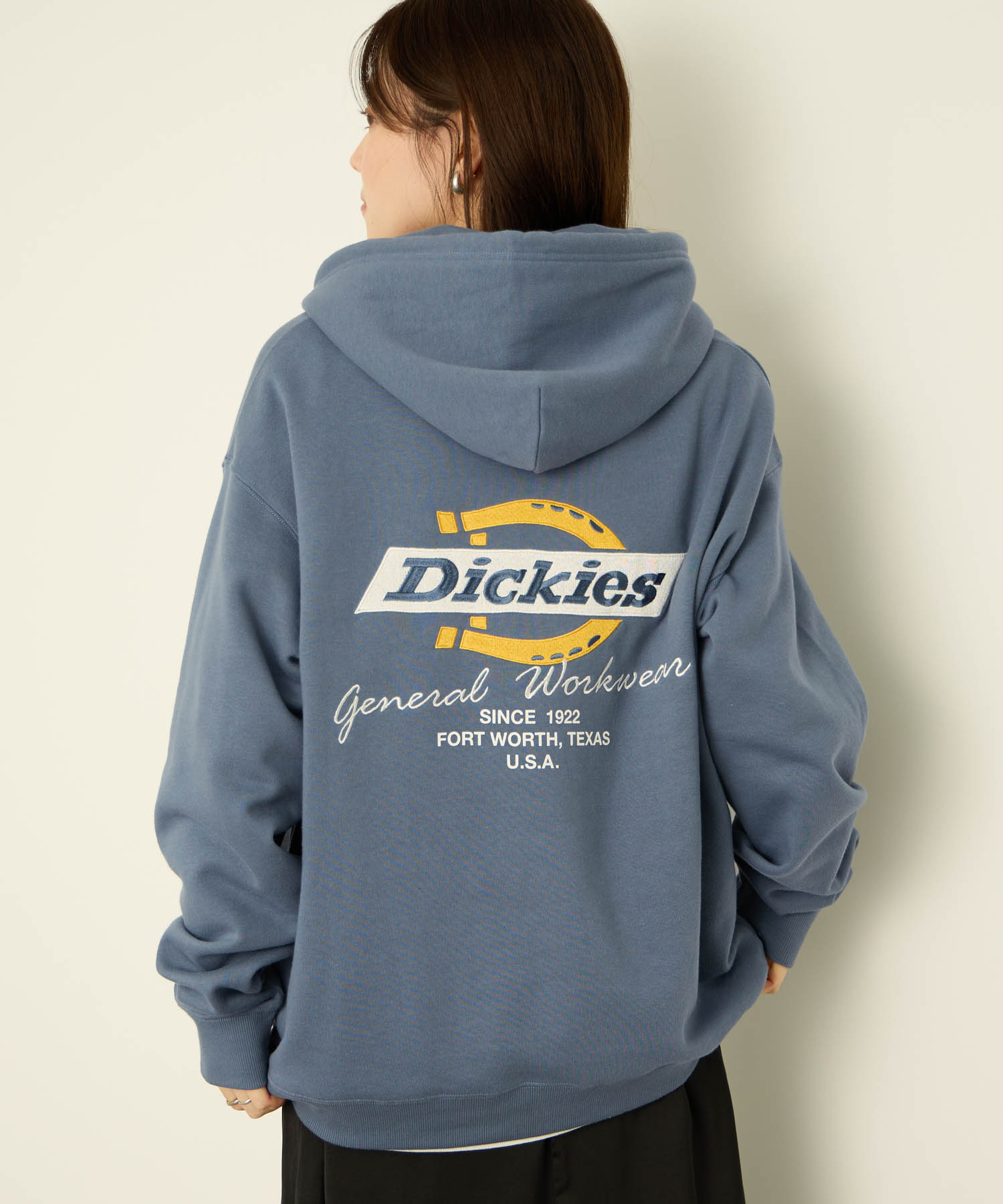 Dickies（ディッキーズ） 裏起毛 パーカー メンズ 暖かい 綿混 ロゴ