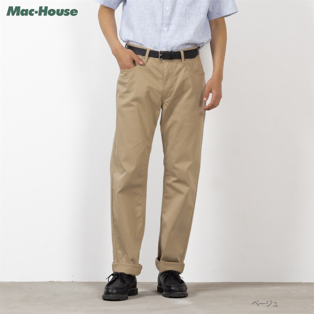 EDWIN（エドウィン） チノパン メンズ 股上深め ストレートパンツ