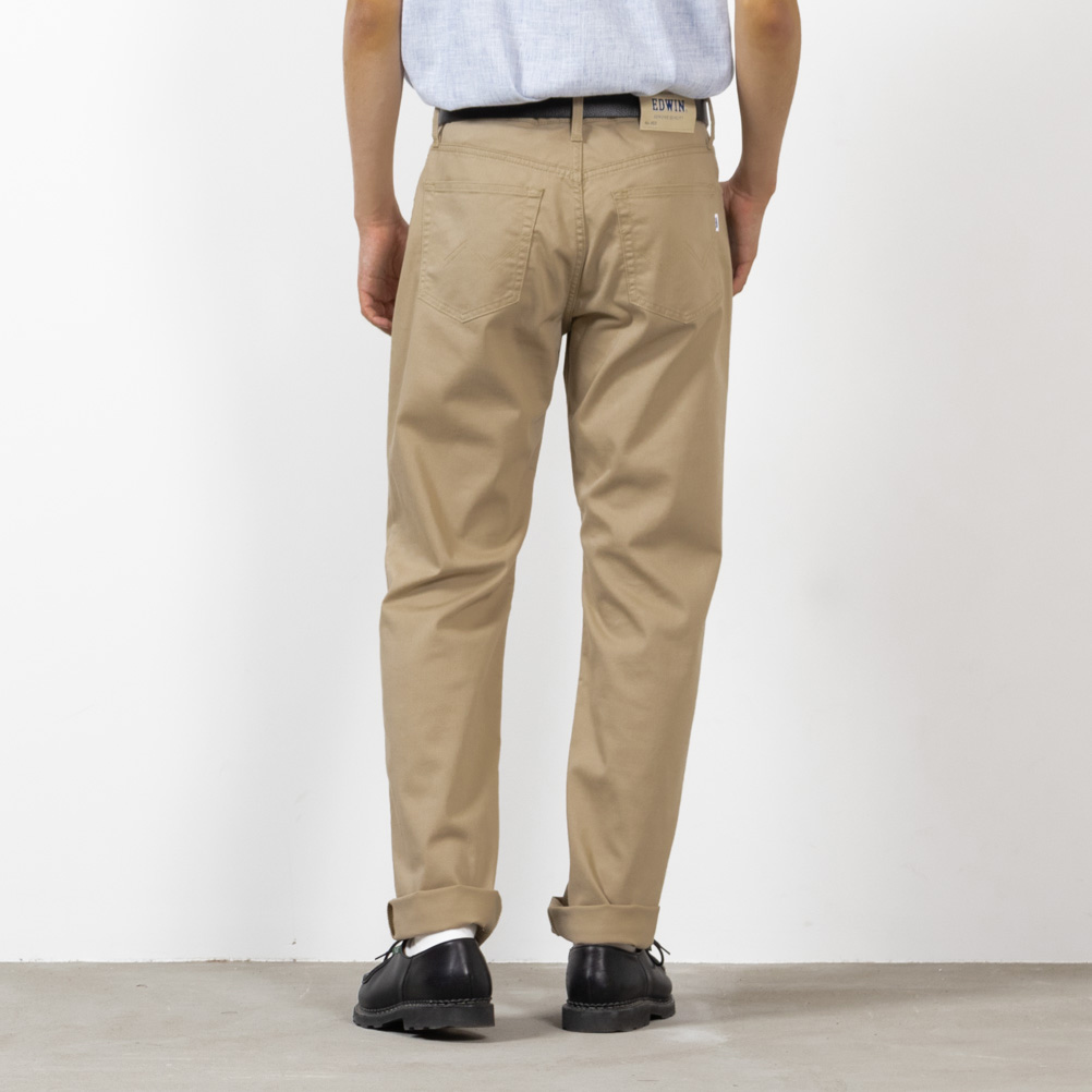 EDWIN（エドウィン） チノパン メンズ 股上深め ストレートパンツ