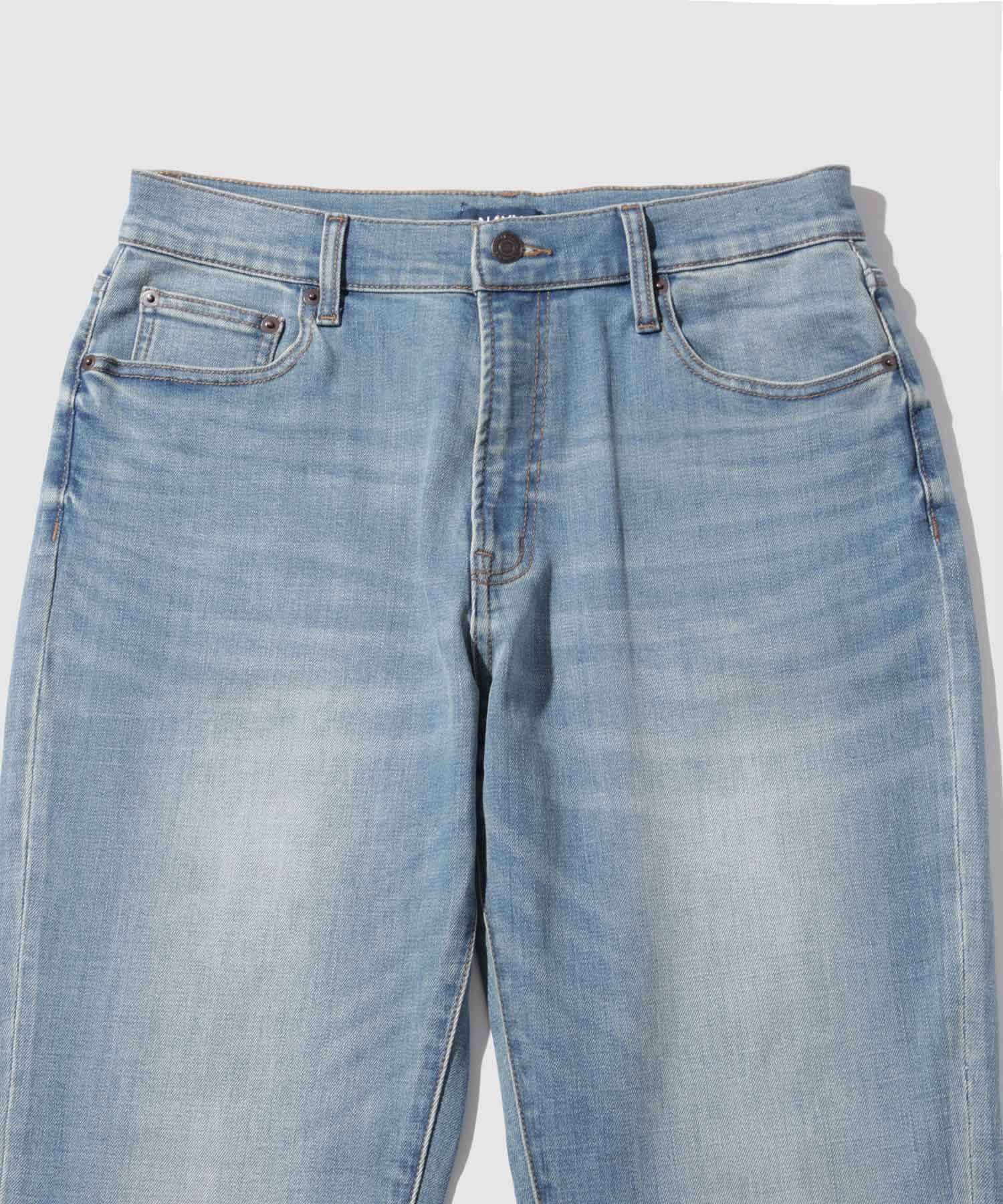 NAVY テーパードパンツ メンズ ストレッチ デニムパンツ ジーンズ