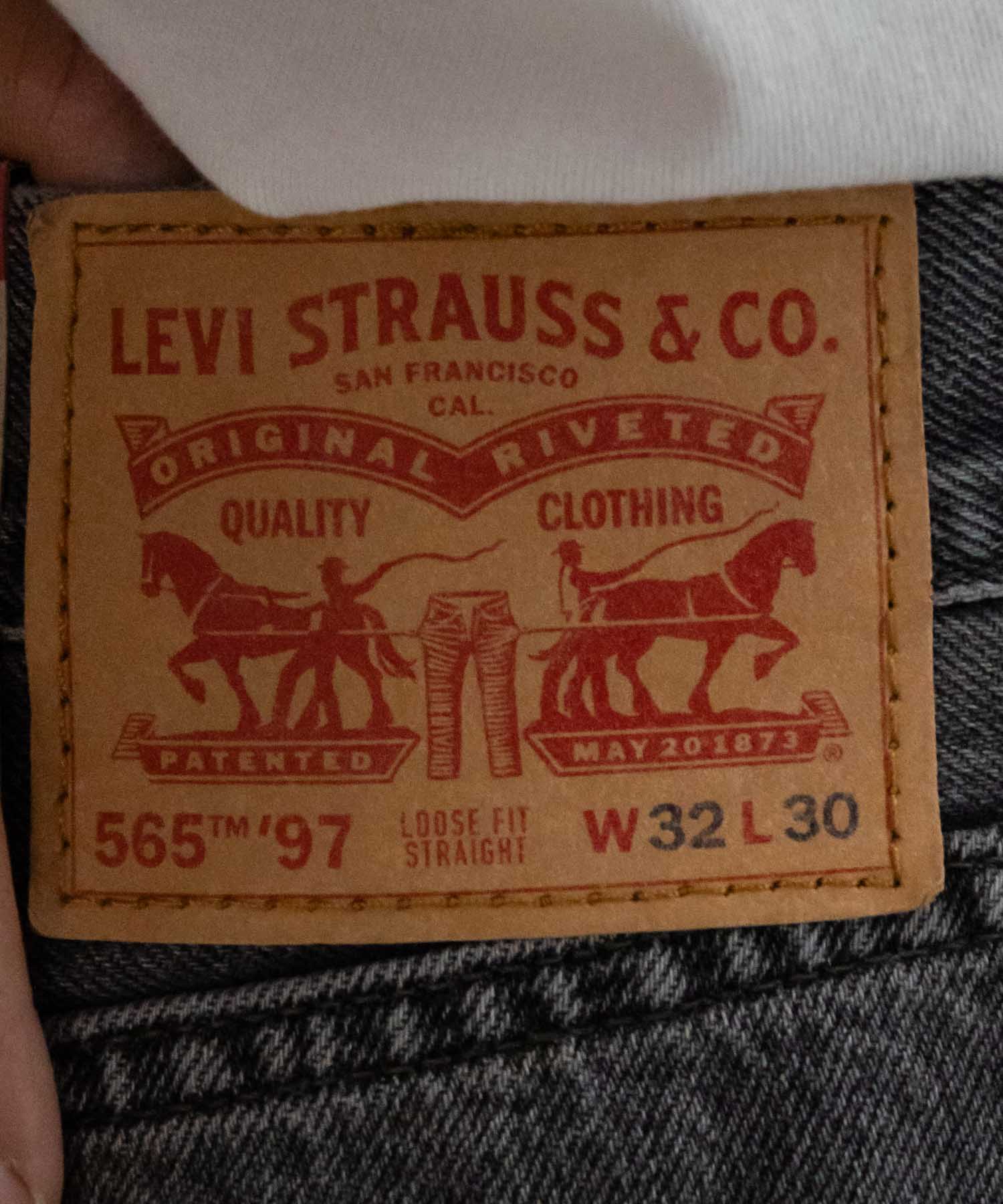 Levi's（リーバイス） ストレートパンツ メンズ 綿100％ コットン