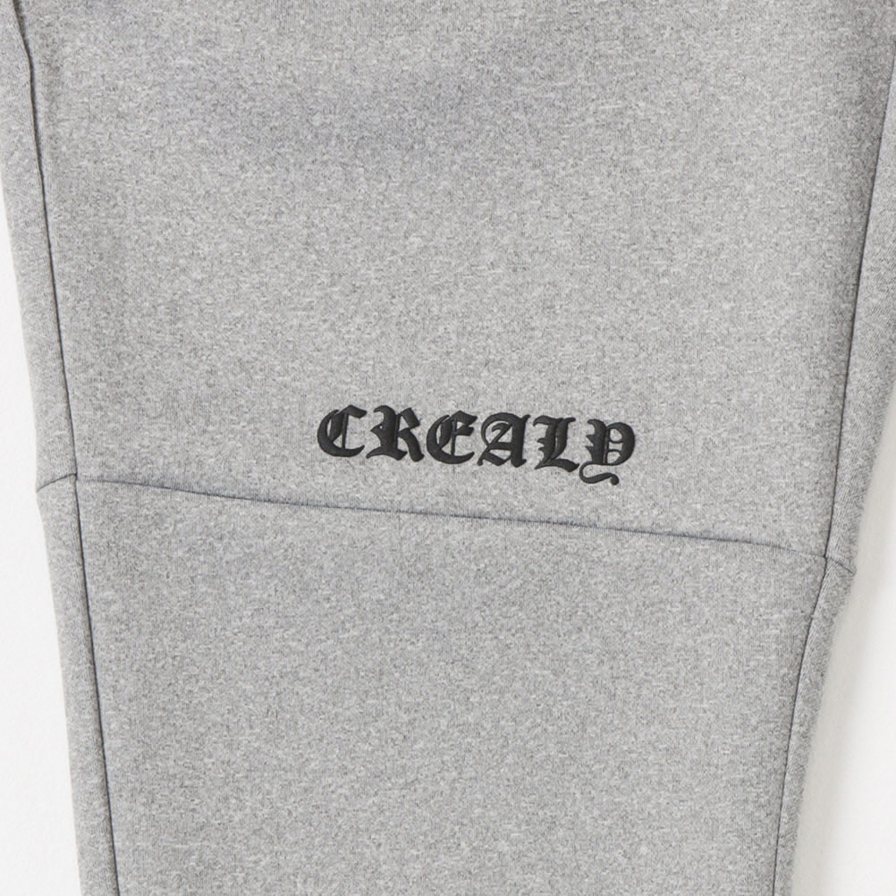 黒パンツ ウエストゴム ロゴプリント イージーパンツ メンズ ポンチ素材 ウエストゴム 紐 ロゴ プリント