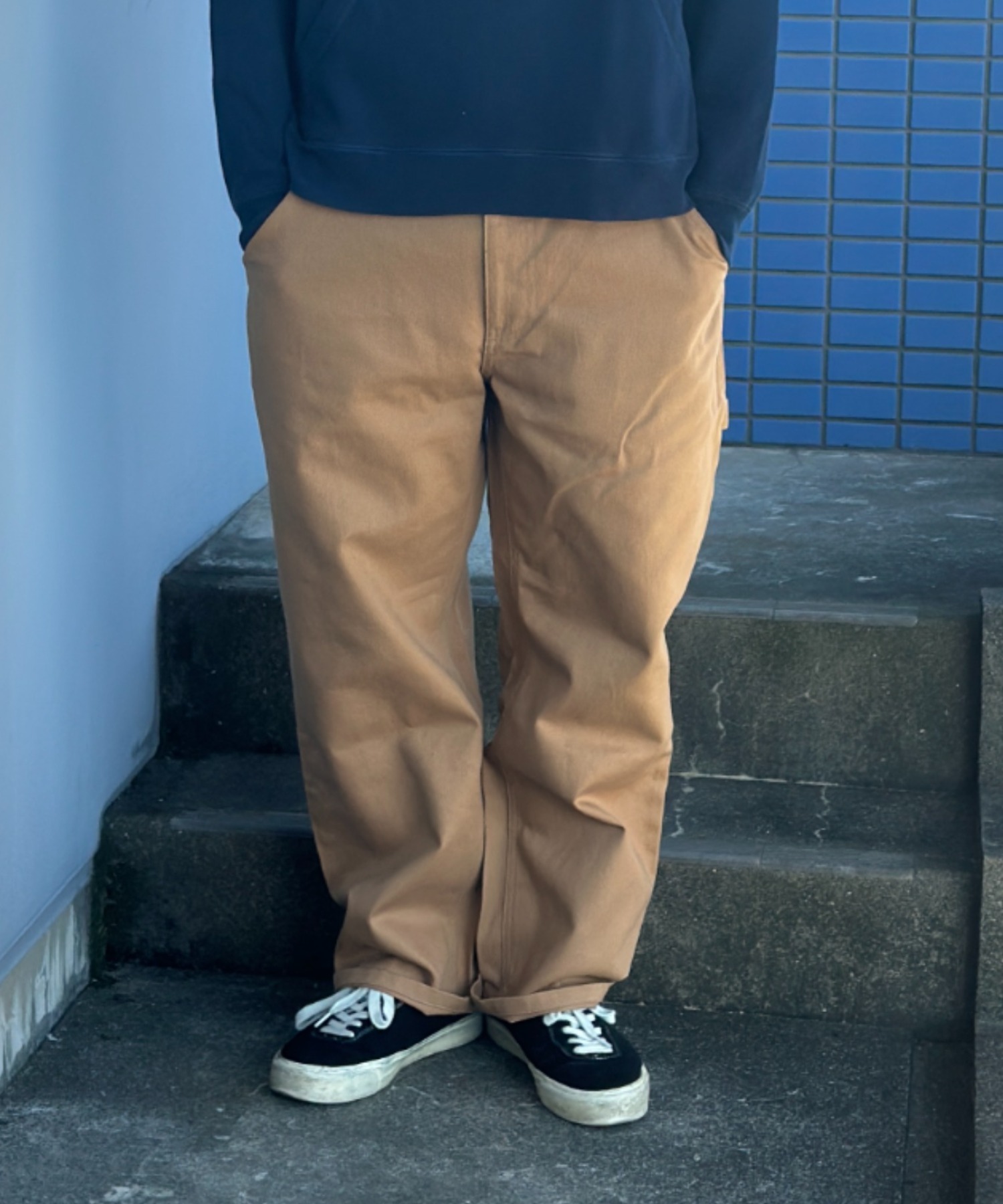 Dickies ディッキーズ ペインターパンツ メンズ 綿100% ウエストゴム 